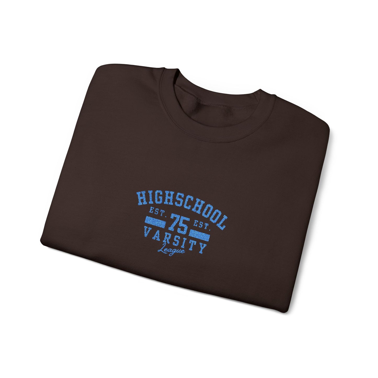 Highschool Unisex Heavy Blend™ Crewneck Sweatshirt (Embroidery Decoration)