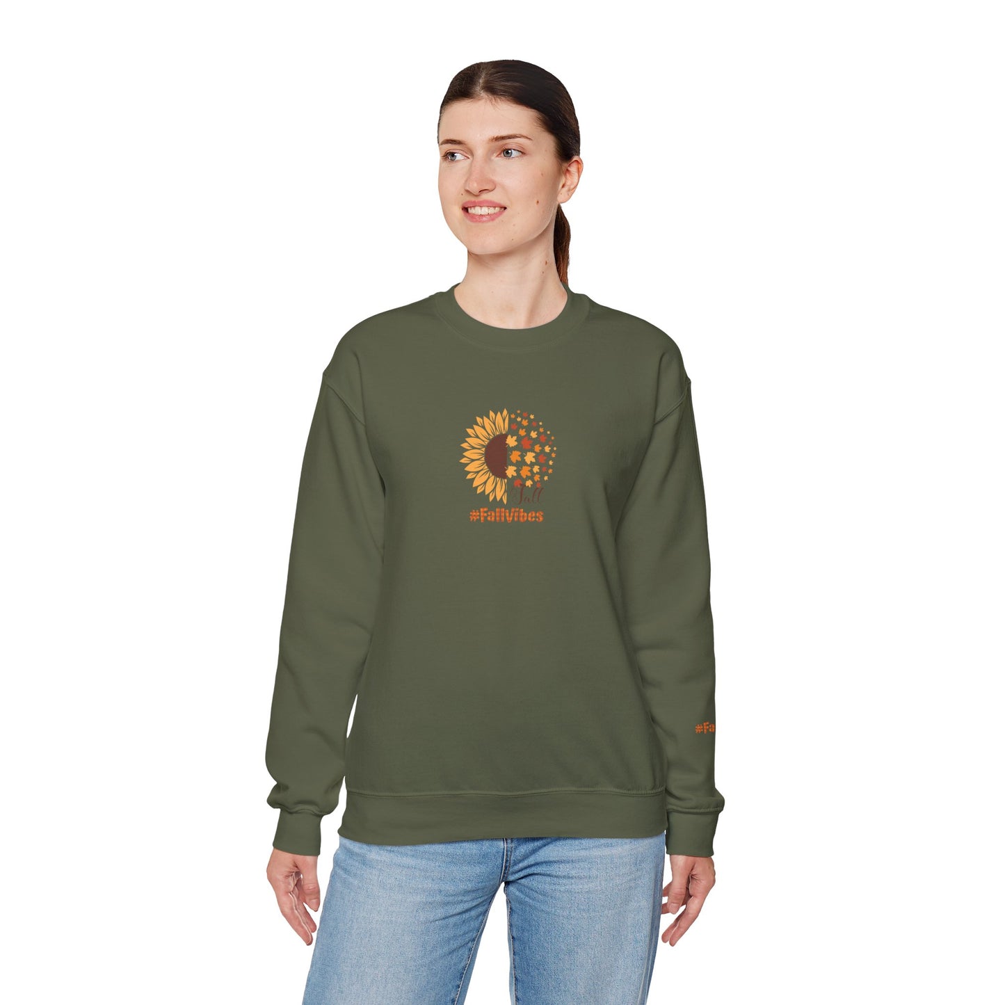 Fall Vibes Unisex Heavy Blend™ Crewneck Sweatshirt