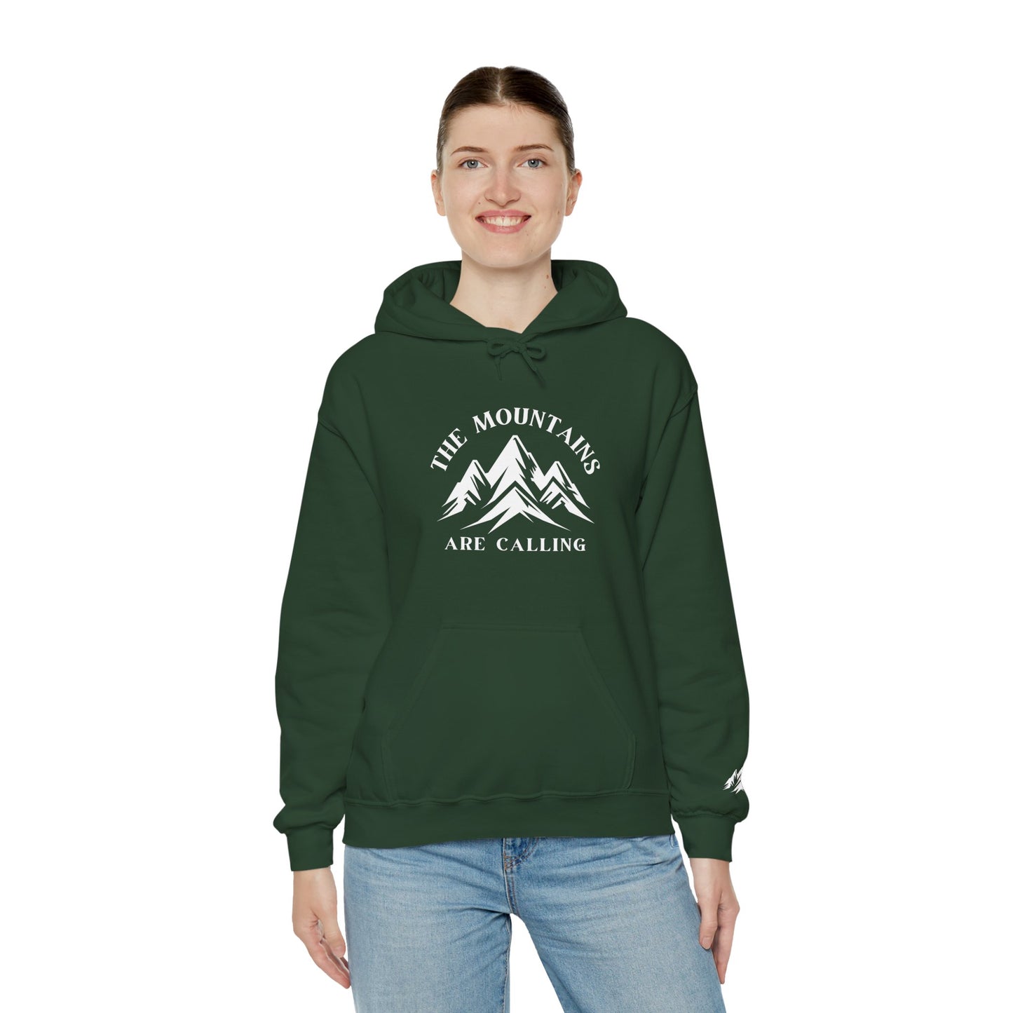 The Mountains Are Calling Unisex Heavy Blend™ Hooded Sweatshirt