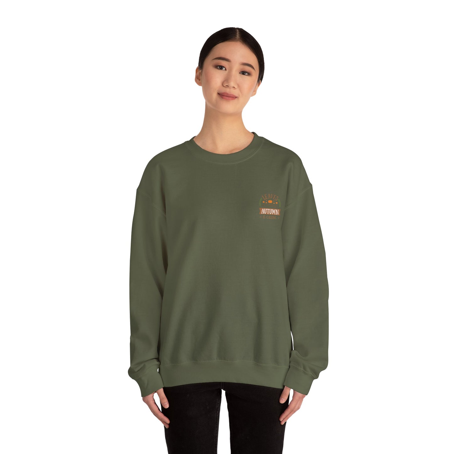 Leaves Are Falling Autumn Is Calling Unisex Heavy Blend™ Crewneck Sweatshirt