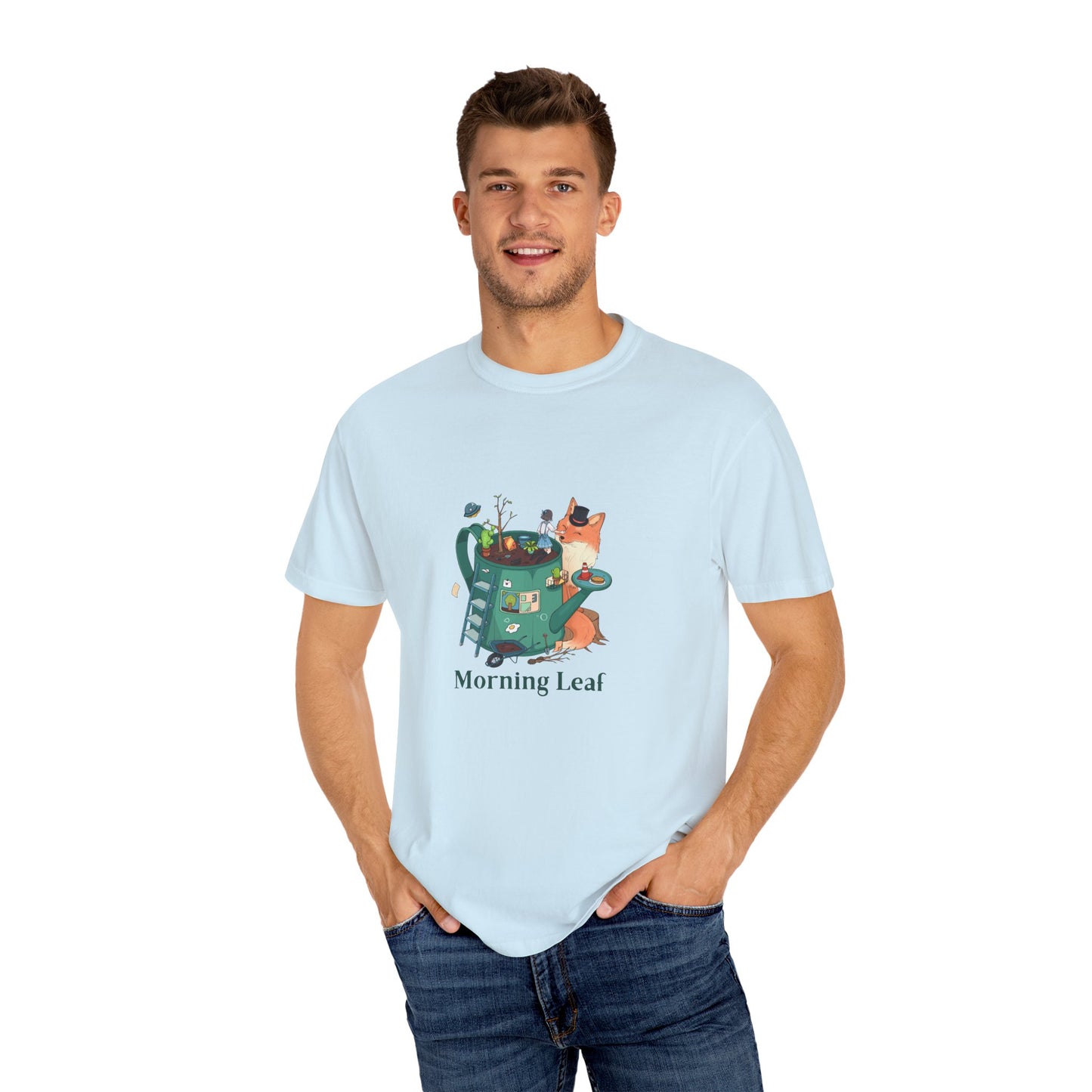 Morning Leaf Unisex Garment-Dyed T-shirt