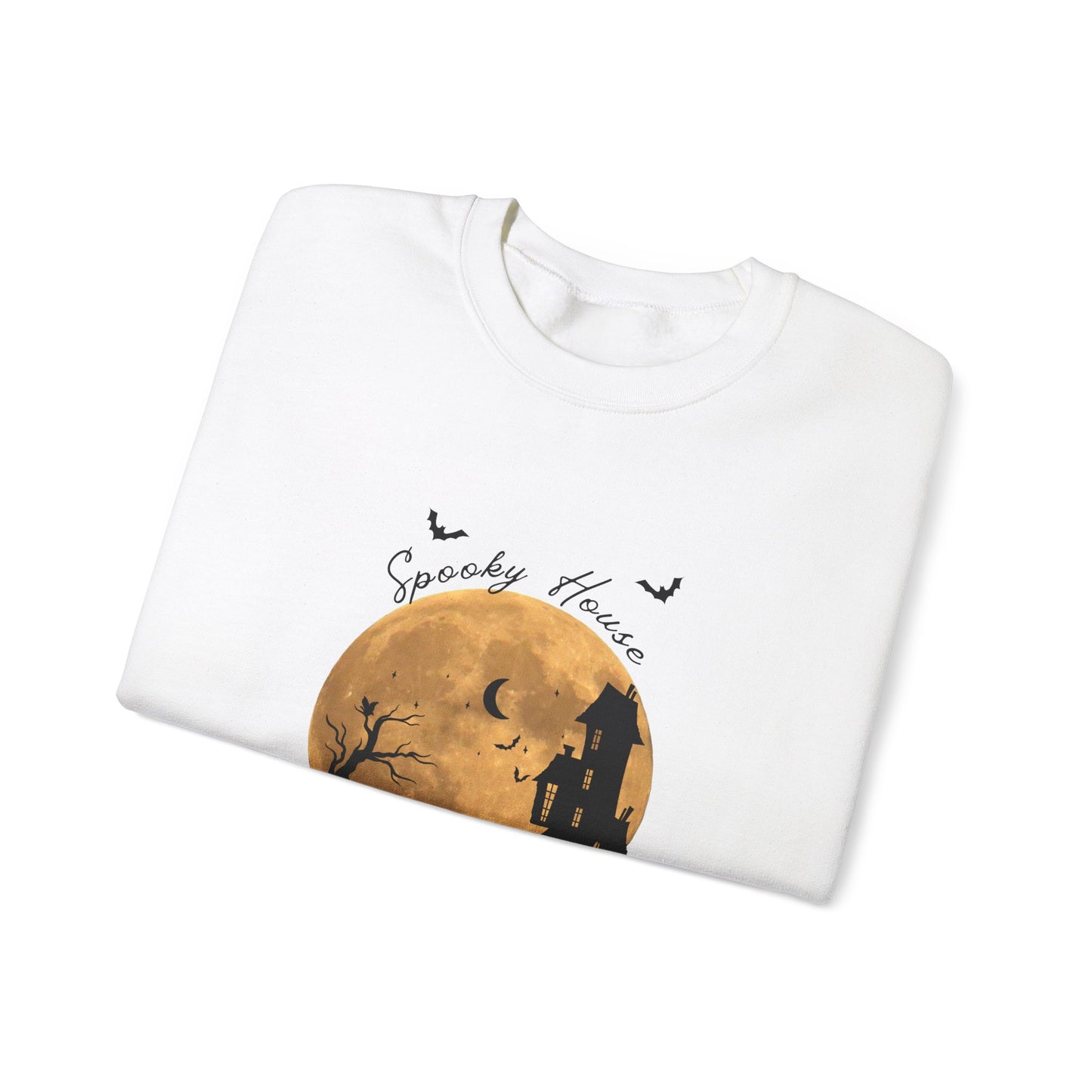 Spooky House Unisex Heavy Blend™ Crewneck Sweatshirt