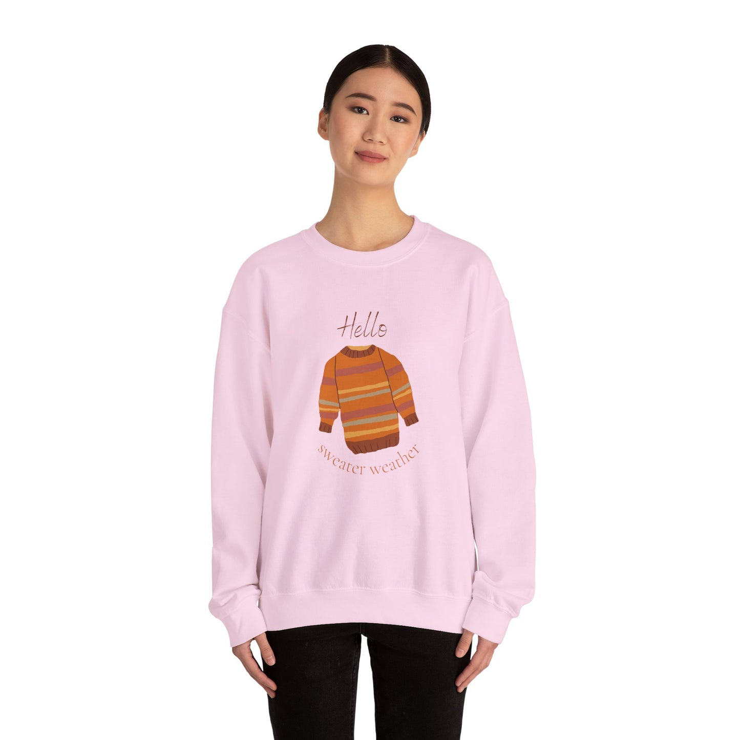 Hello Sweater Weather Unisex Heavy Blend™ Crewneck Sweatshirt