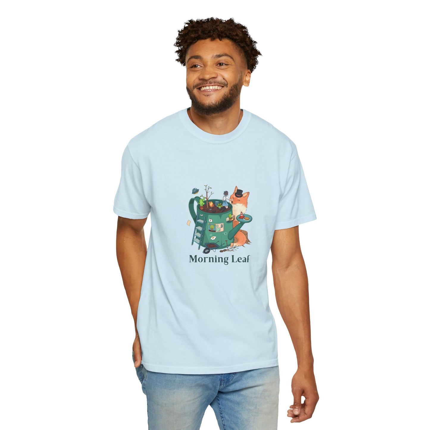 Morning Leaf Unisex Garment-Dyed T-shirt