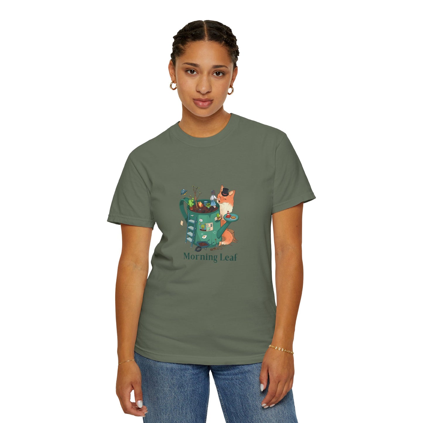 Morning Leaf Unisex Garment-Dyed T-shirt