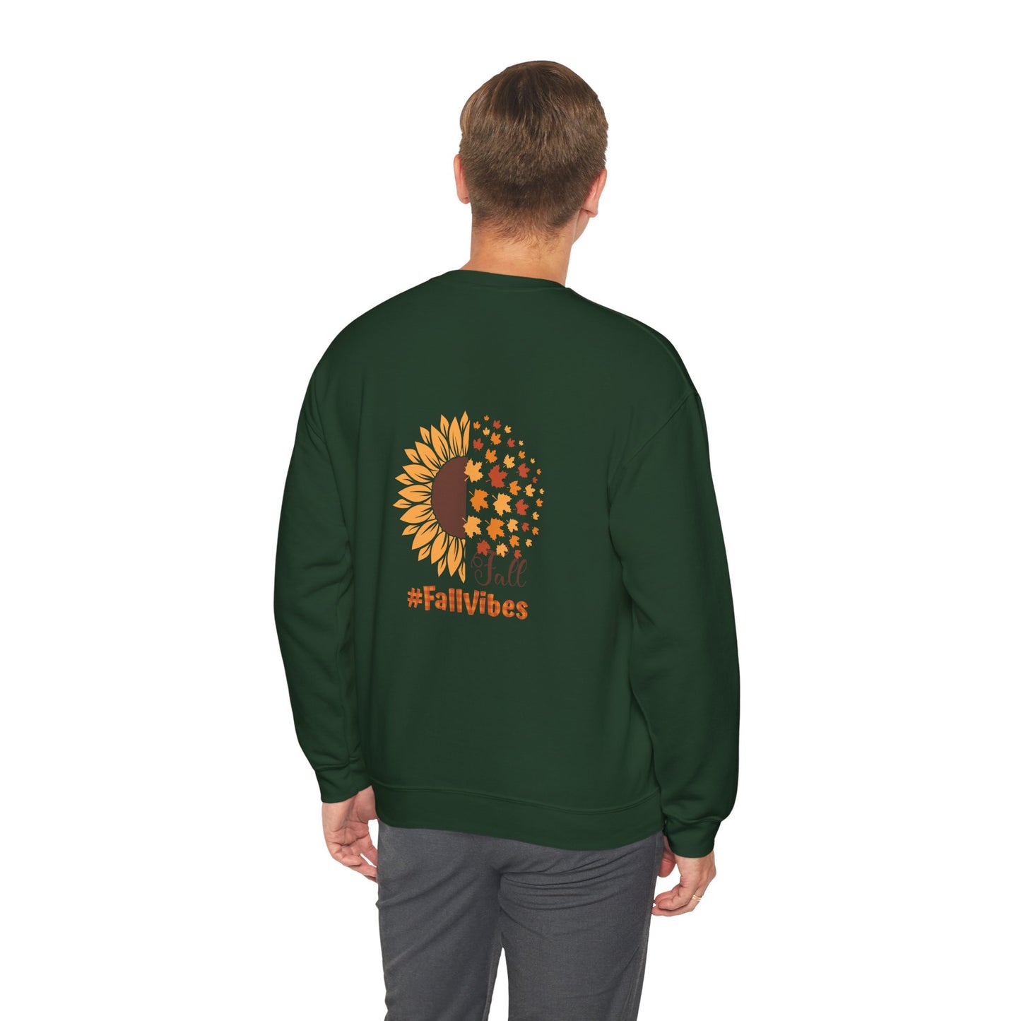 Fall Vibes Unisex Heavy Blend™ Crewneck Sweatshirt