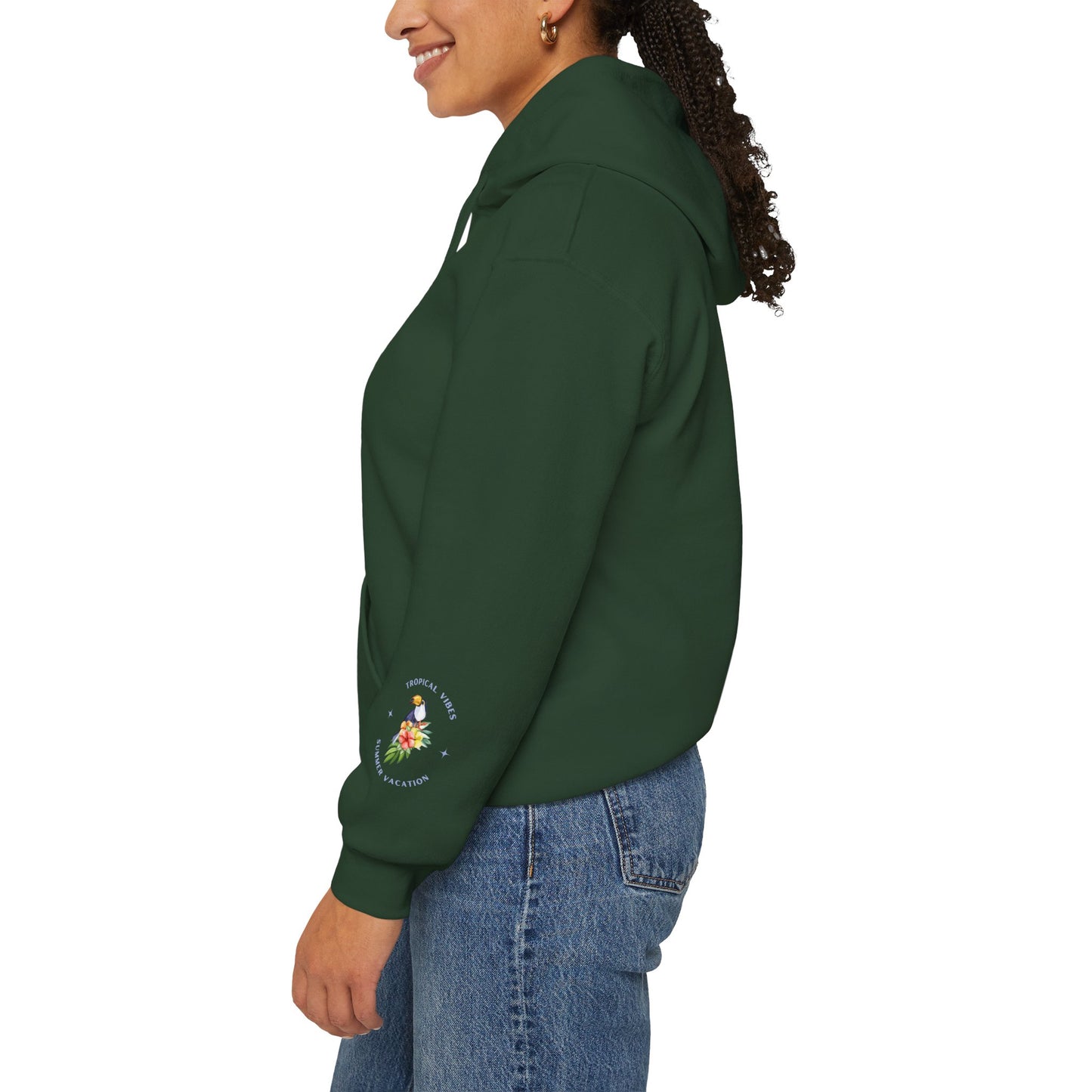 Tropical Vibes Women's Heavy Blend™ Hooded Sweatshirt