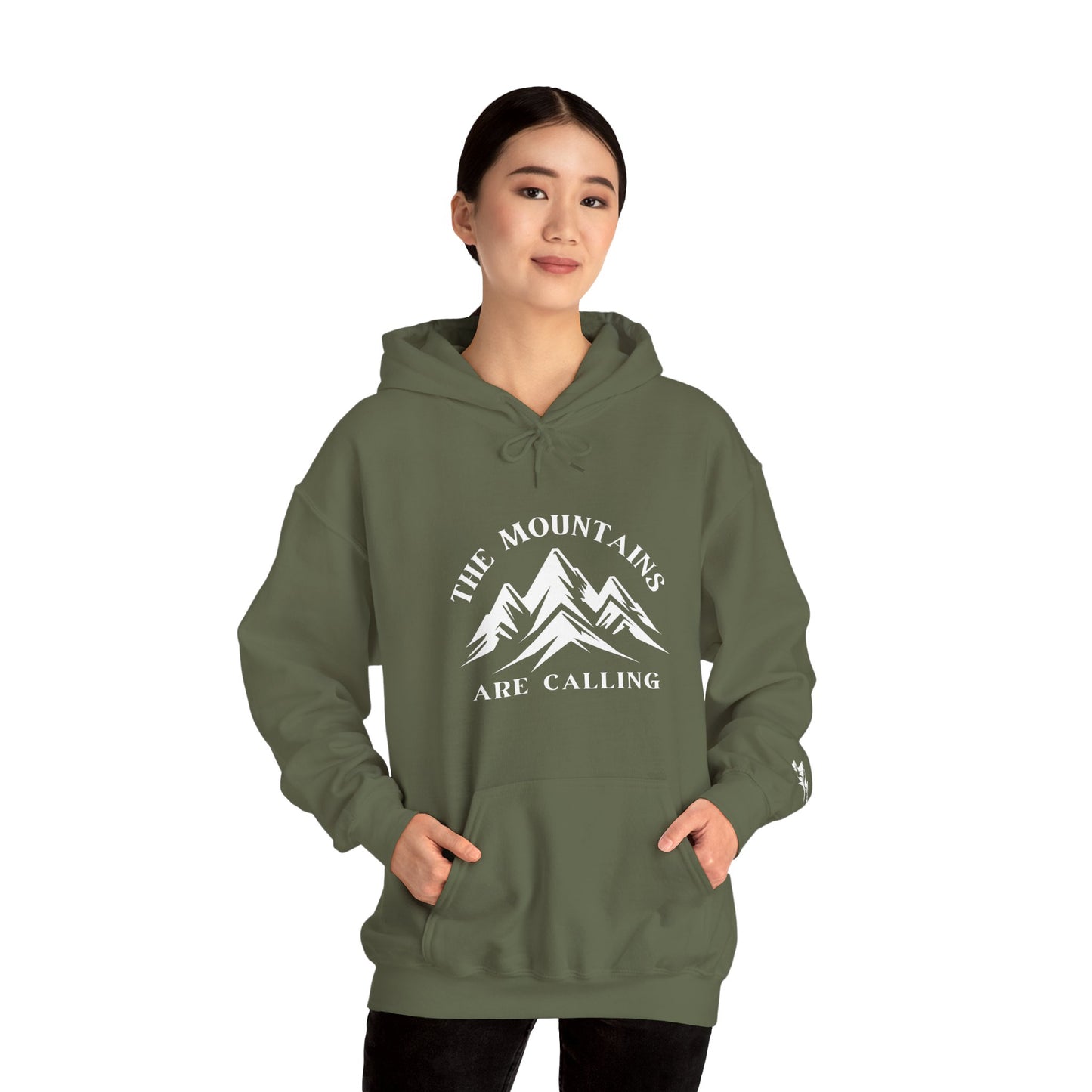 The Mountains Are Calling Unisex Heavy Blend™ Hooded Sweatshirt