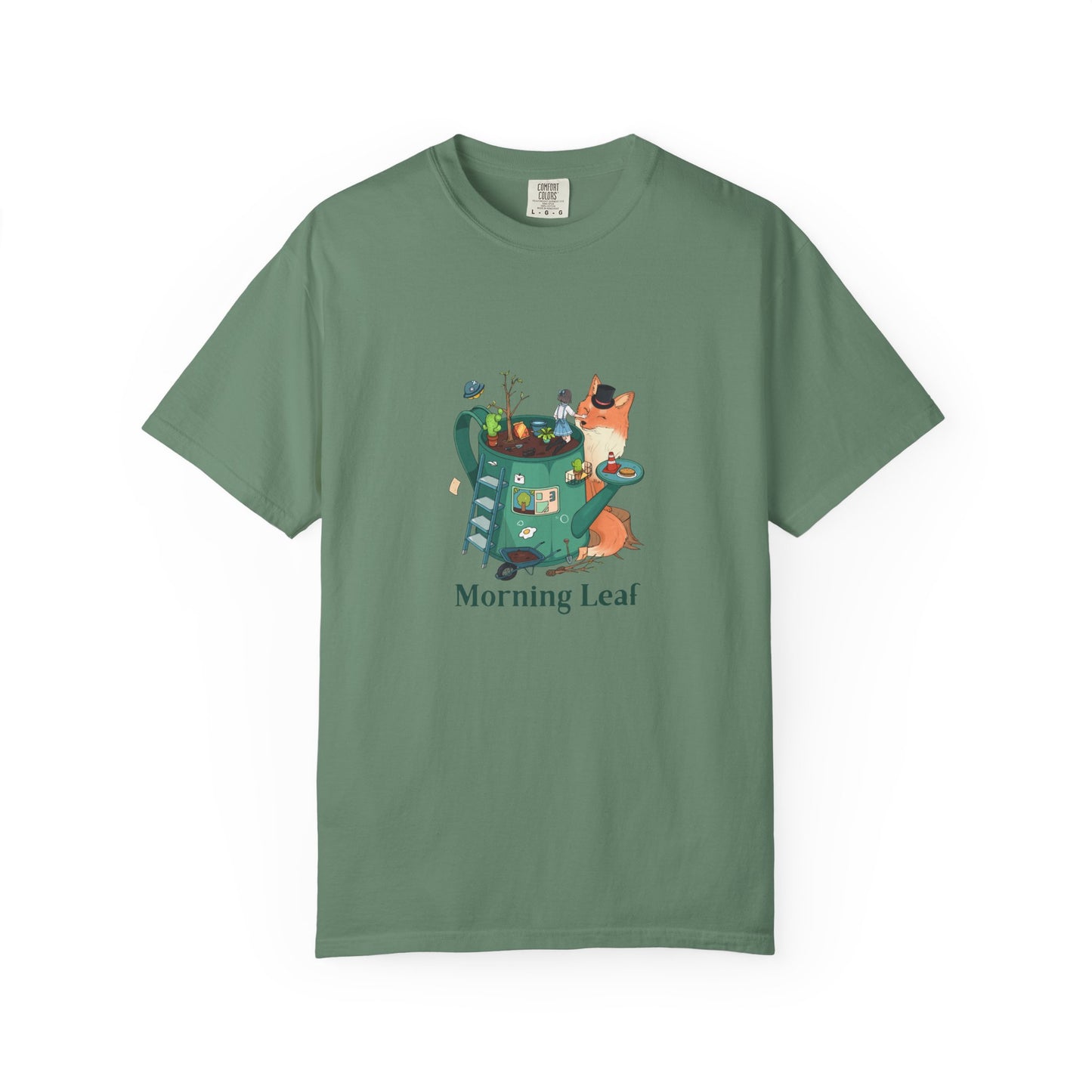 Morning Leaf Unisex Garment-Dyed T-shirt