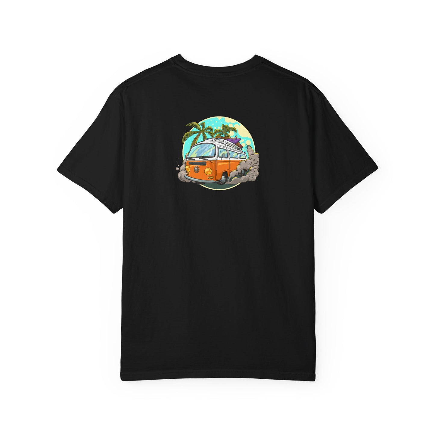 Tropical Beach Unisex Garment-Dyed T-shirt
