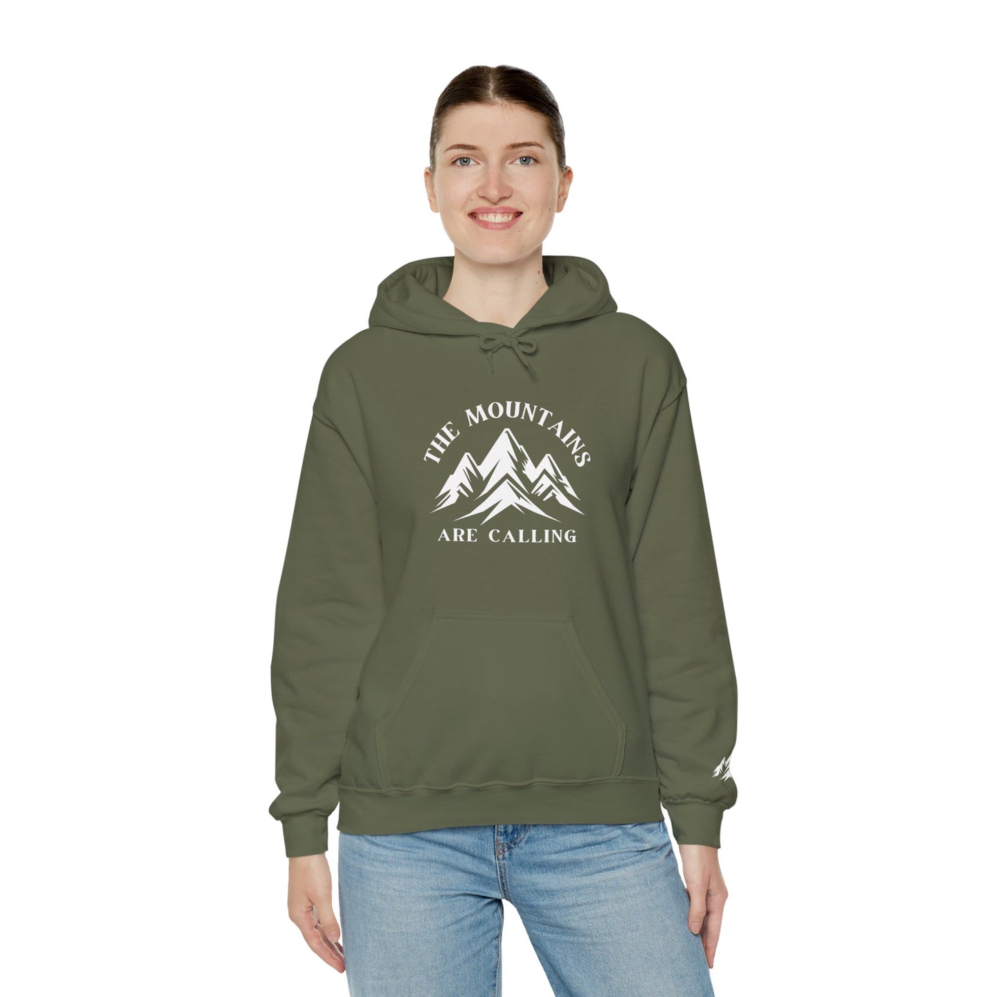 The Mountains Are Calling Unisex Heavy Blend™ Hooded Sweatshirt