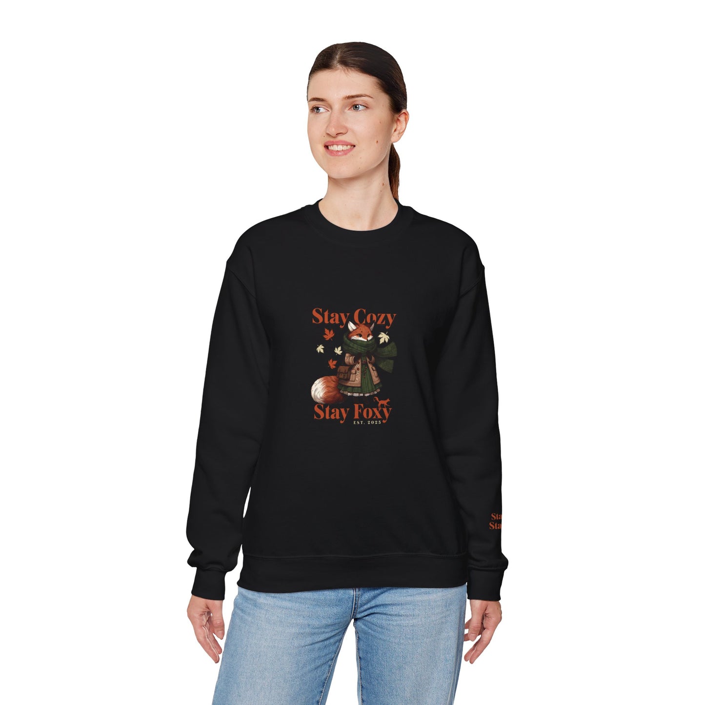 Stay Cozy Stay Foxy Women's Heavy Blend™ Crewneck Sweatshirt