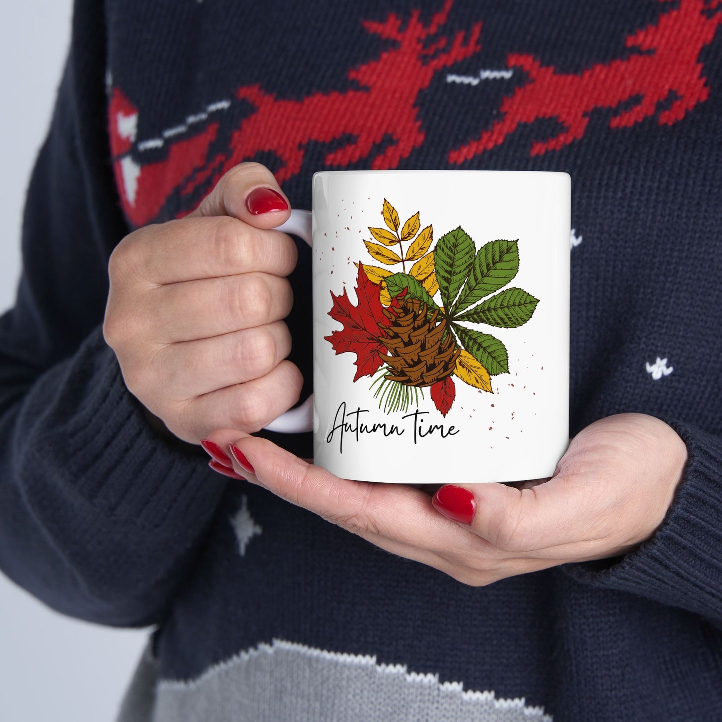 Autumn Time Ceramic Mug, (11oz, 15oz)