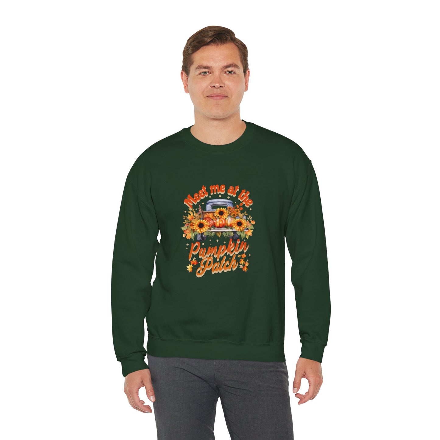 Meet Me At The Pumpkin Patch Unisex Heavy Blend™ Crewneck Sweatshirt
