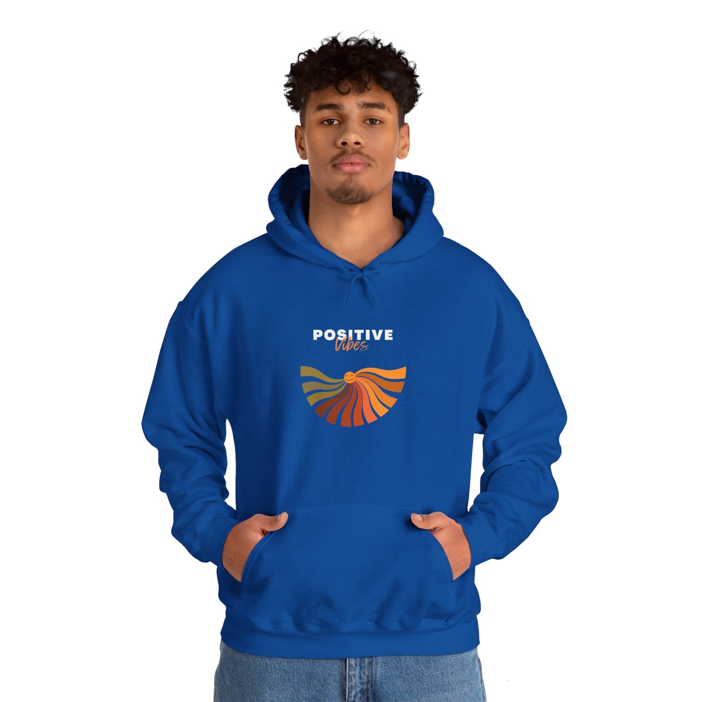 Positive Vibes Unisex Heavy Blend™ Hooded Sweatshirt
