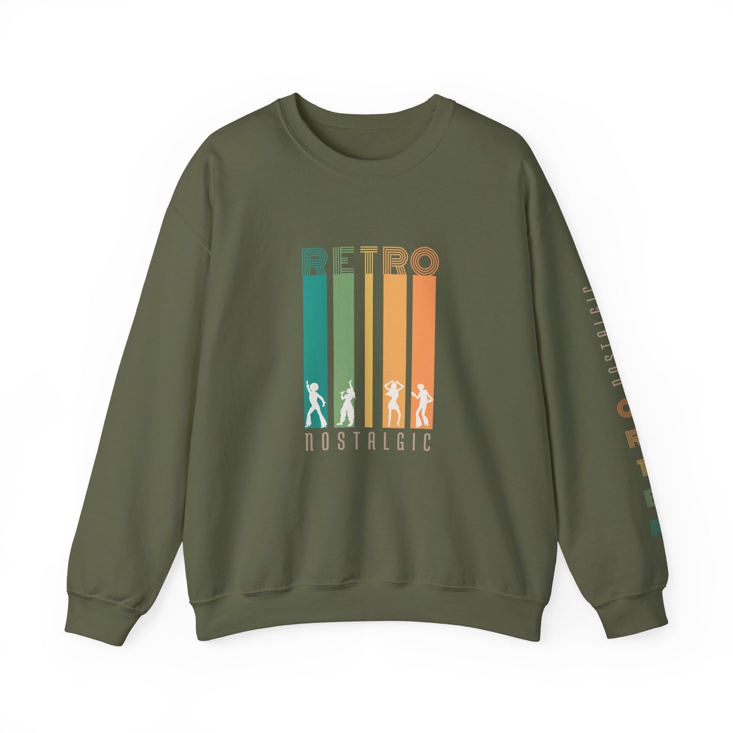 Retro Nostalgic Unisex Heavy Blend™ Crewneck Sweatshirt