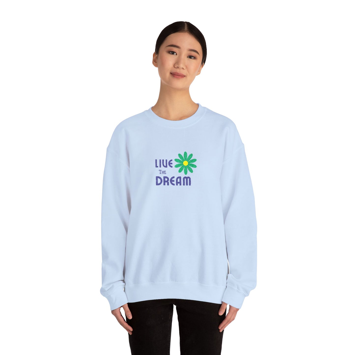 Live The Dream Unisex Heavy Blend™ Crewneck Sweatshirt