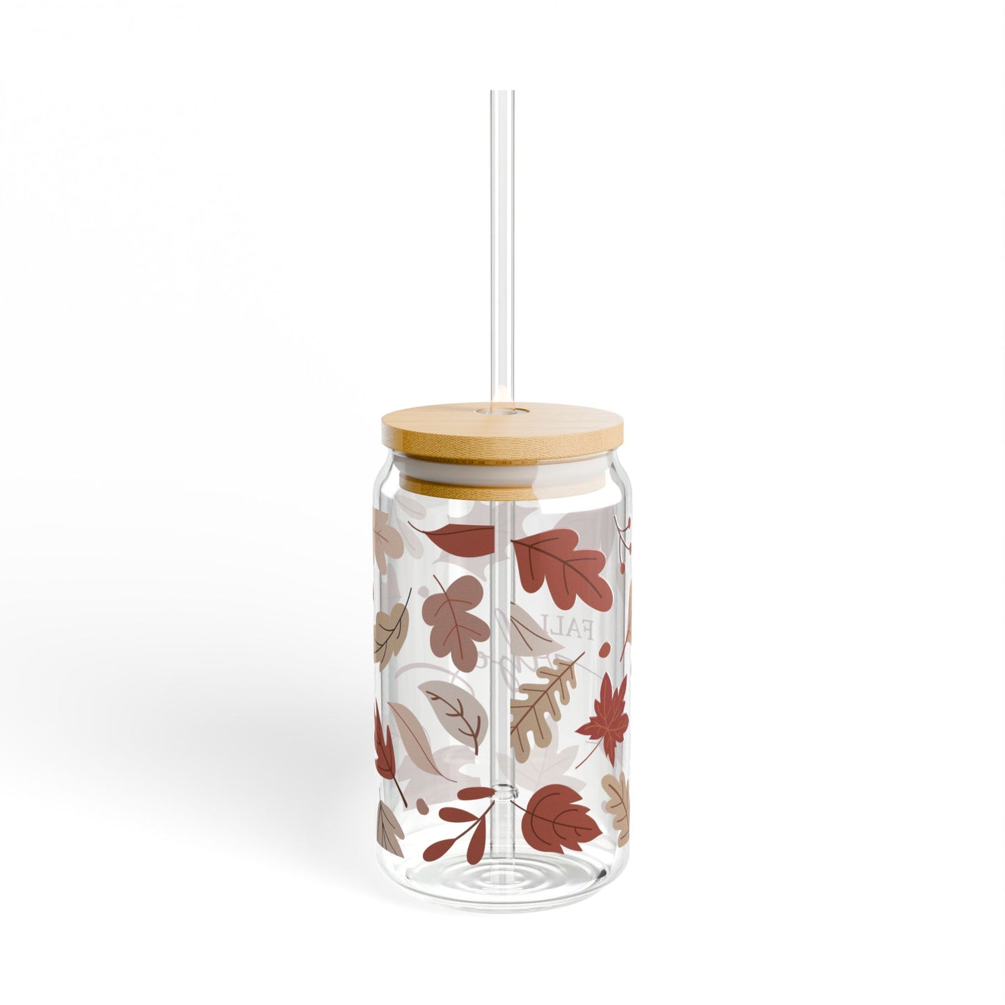 Fall Vibes Sipper Glass, 16oz