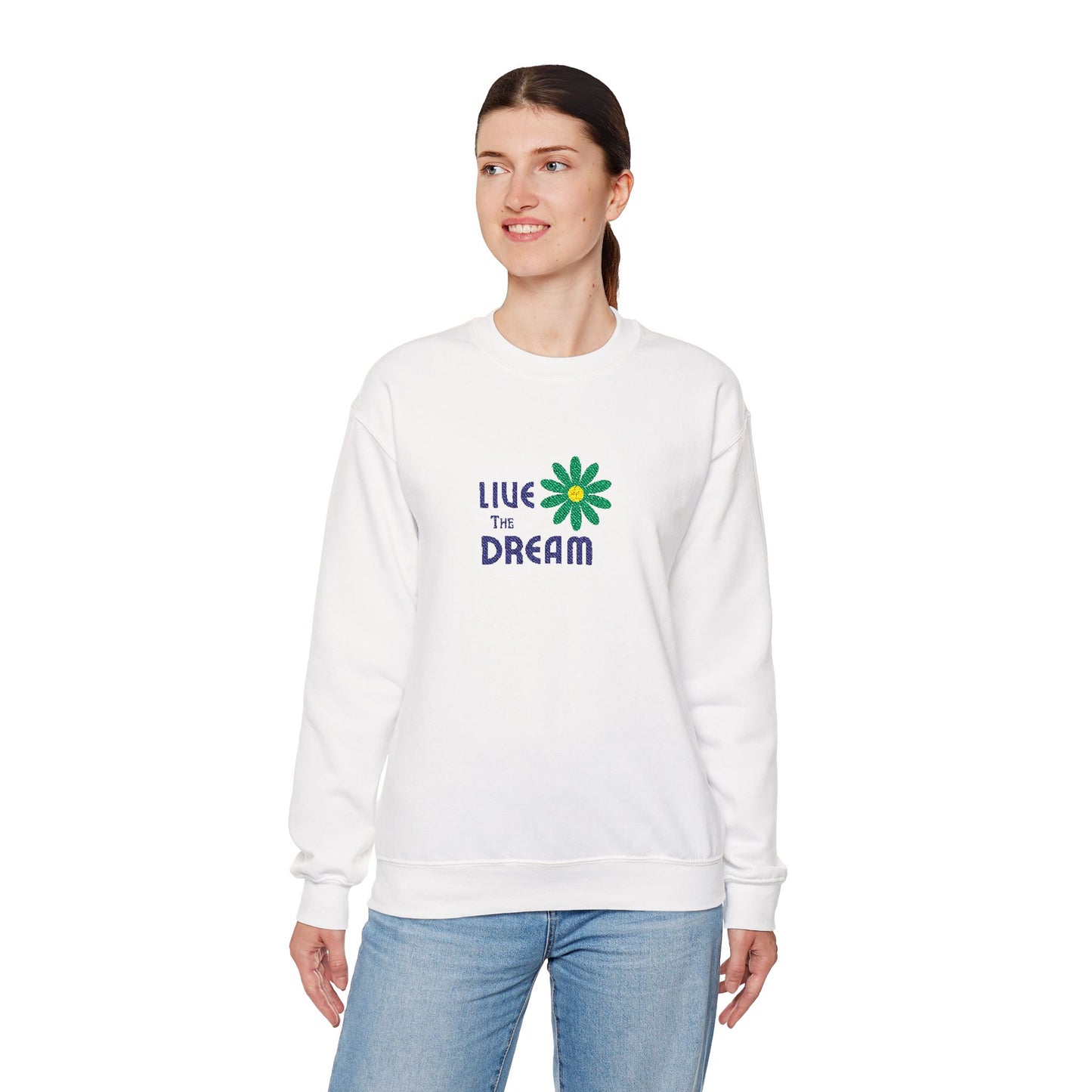Live The Dream Unisex Heavy Blend™ Crewneck Sweatshirt