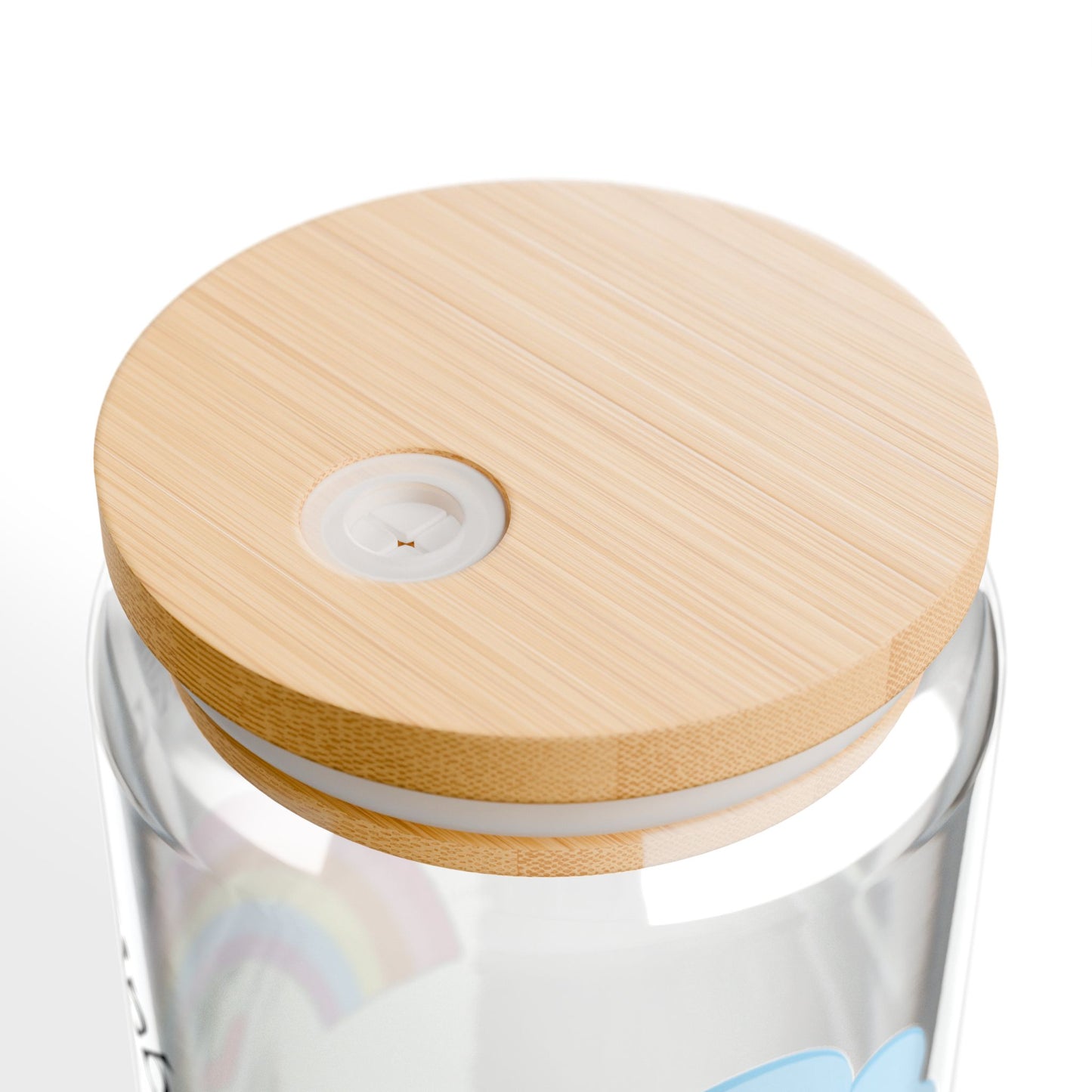 Rainbow Sipper Glass, 16oz