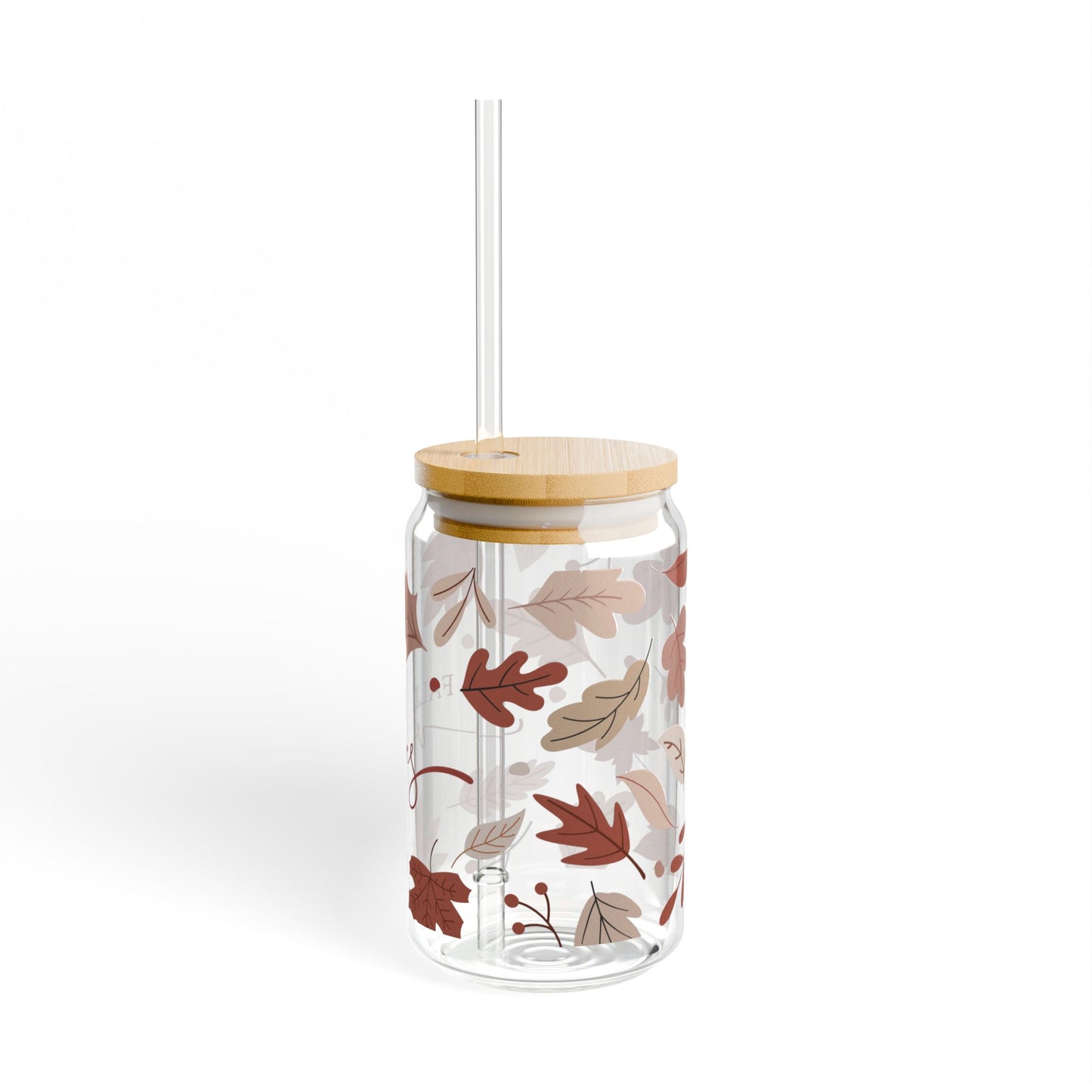 Fall Vibes Sipper Glass, 16oz