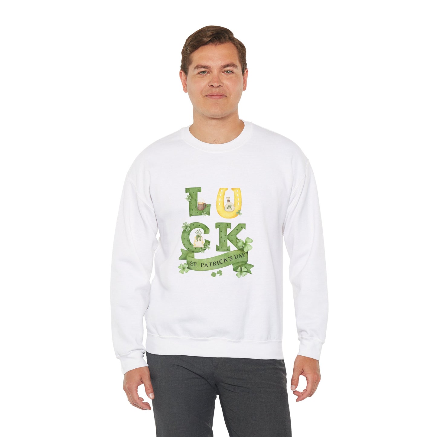 Luck Unisex Heavy Blend™ Crewneck Sweatshirt