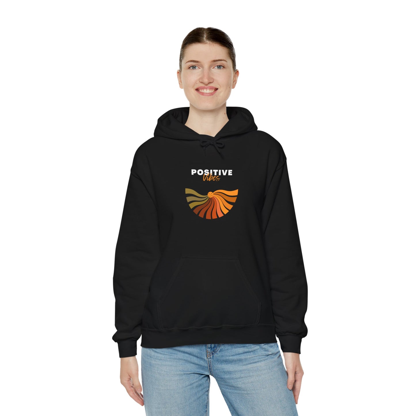 Positive Vibes Unisex Heavy Blend™ Hooded Sweatshirt
