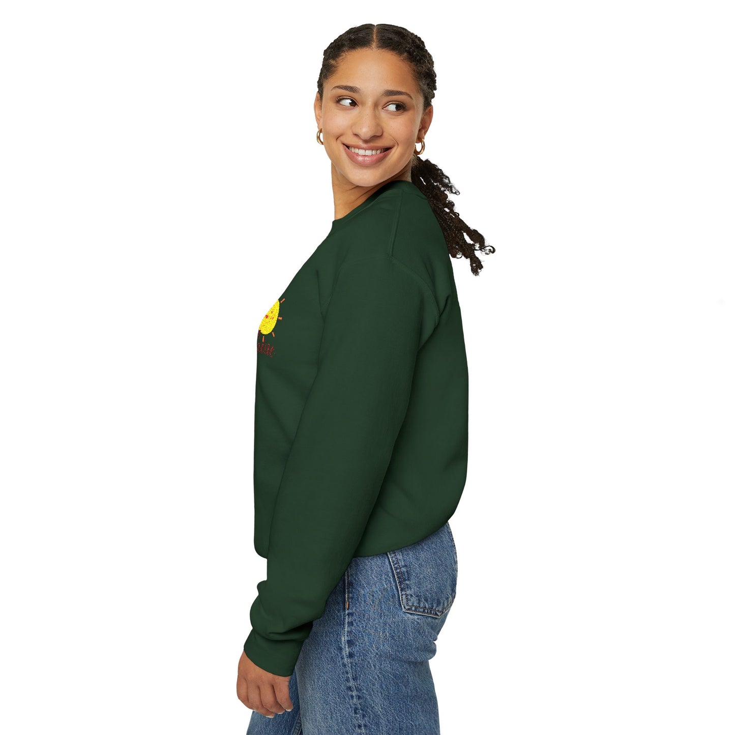 Hello Sunshine Unisex Heavy Blend™ Crewneck Sweatshirt (Embroidery Decoration)