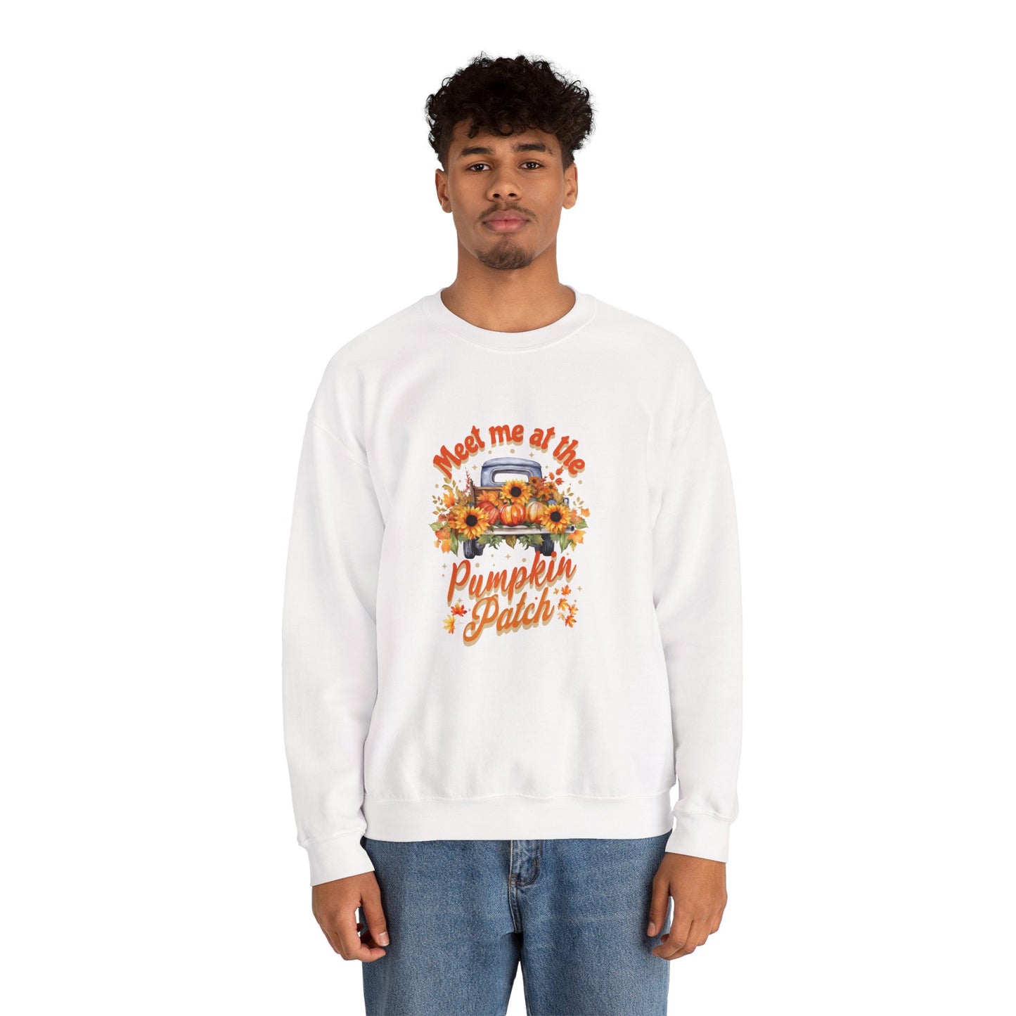 Meet Me At The Pumpkin Patch Unisex Heavy Blend™ Crewneck Sweatshirt