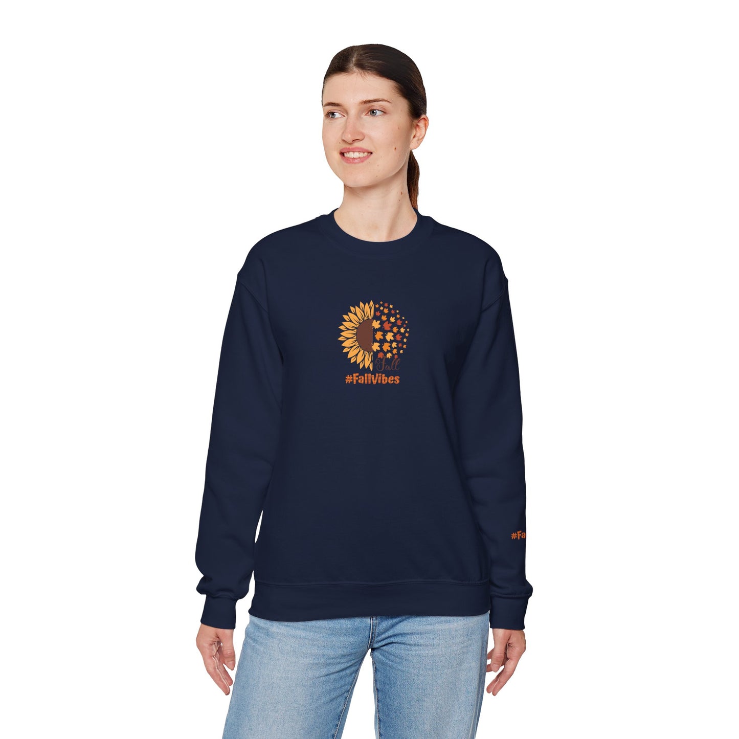Fall Vibes Unisex Heavy Blend™ Crewneck Sweatshirt