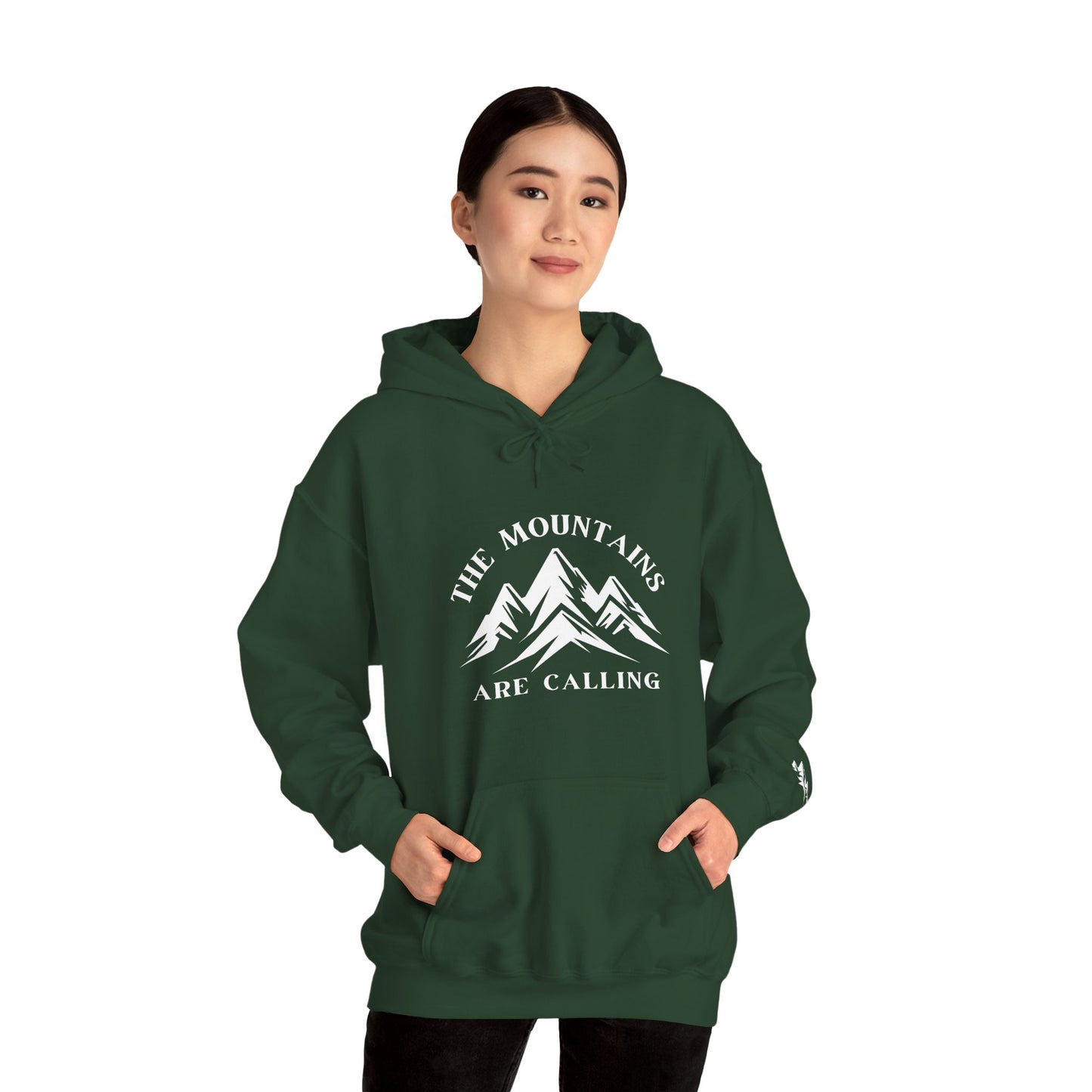 The Mountains Are Calling Unisex Heavy Blend™ Hooded Sweatshirt