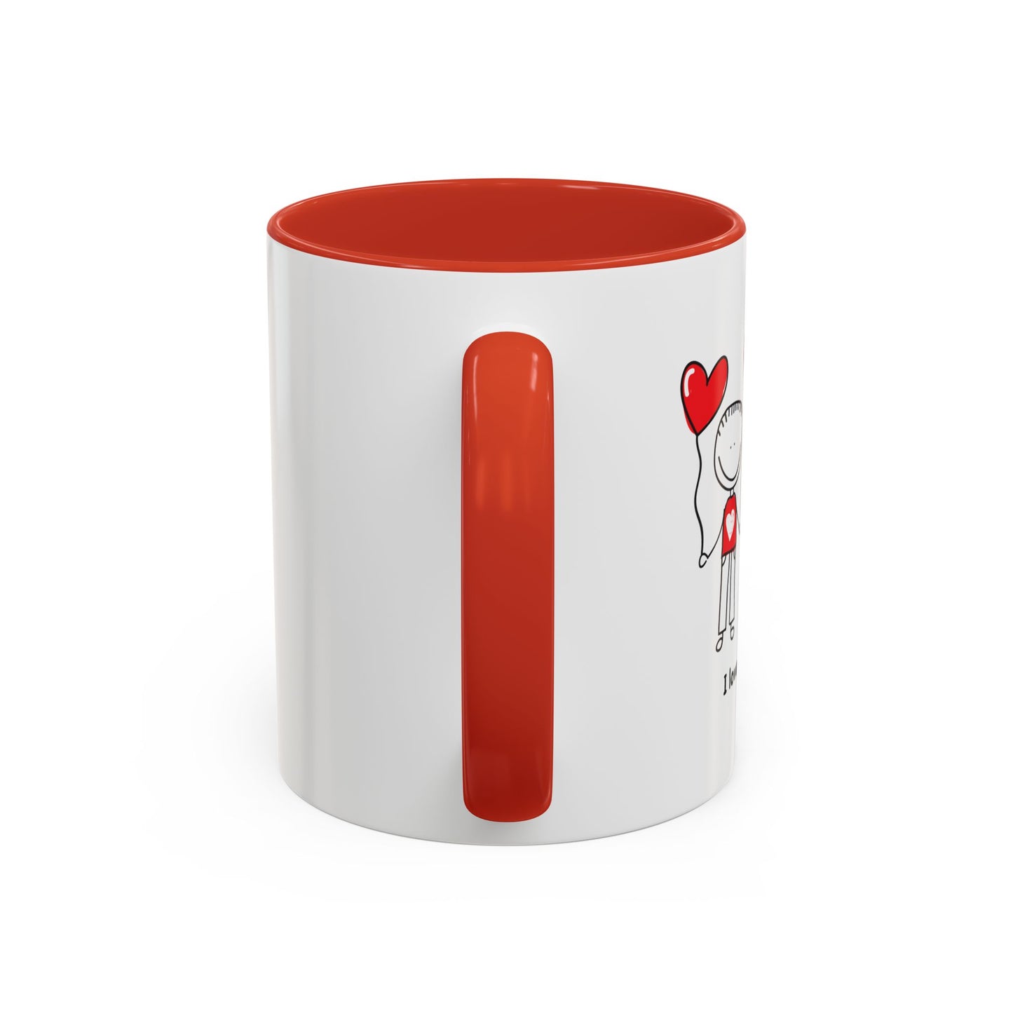 I Love You Mom Accent Coffee Mug (11, 15oz)