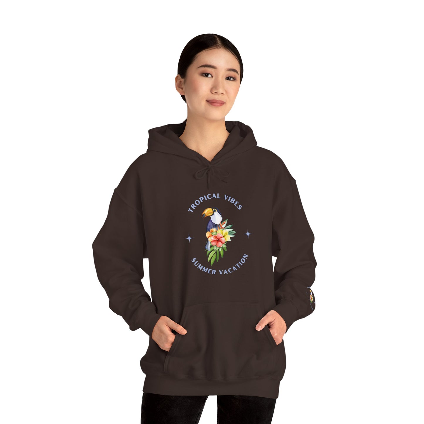 Tropical Vibes Women's Heavy Blend™ Hooded Sweatshirt