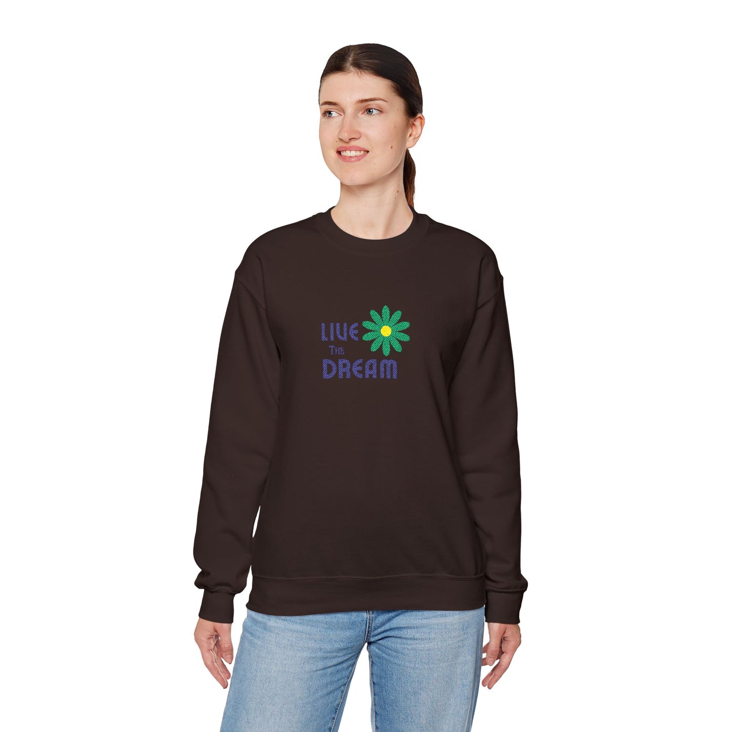 Live The Dream Unisex Heavy Blend™ Crewneck Sweatshirt