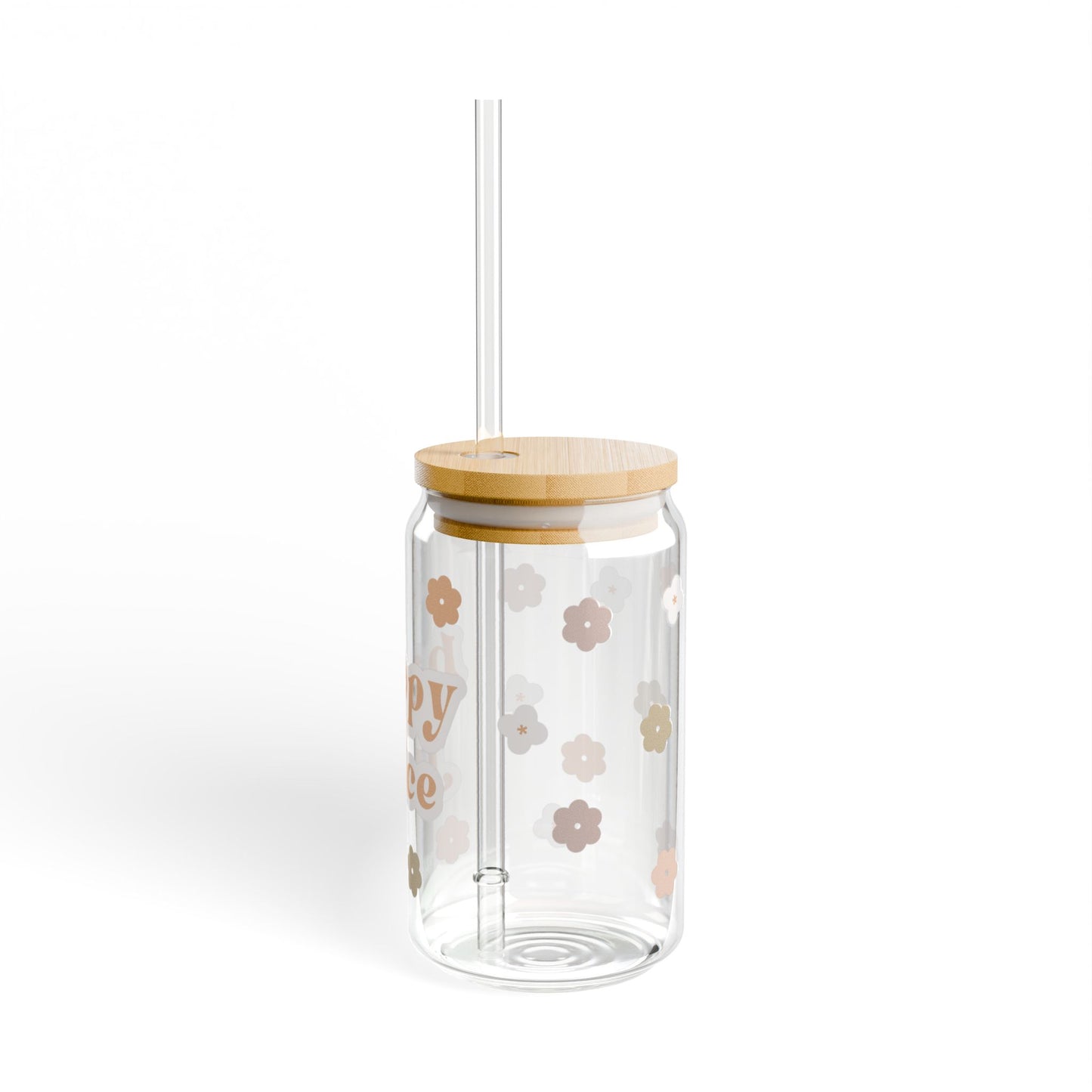 Happy Juice Sipper Glass, 16oz