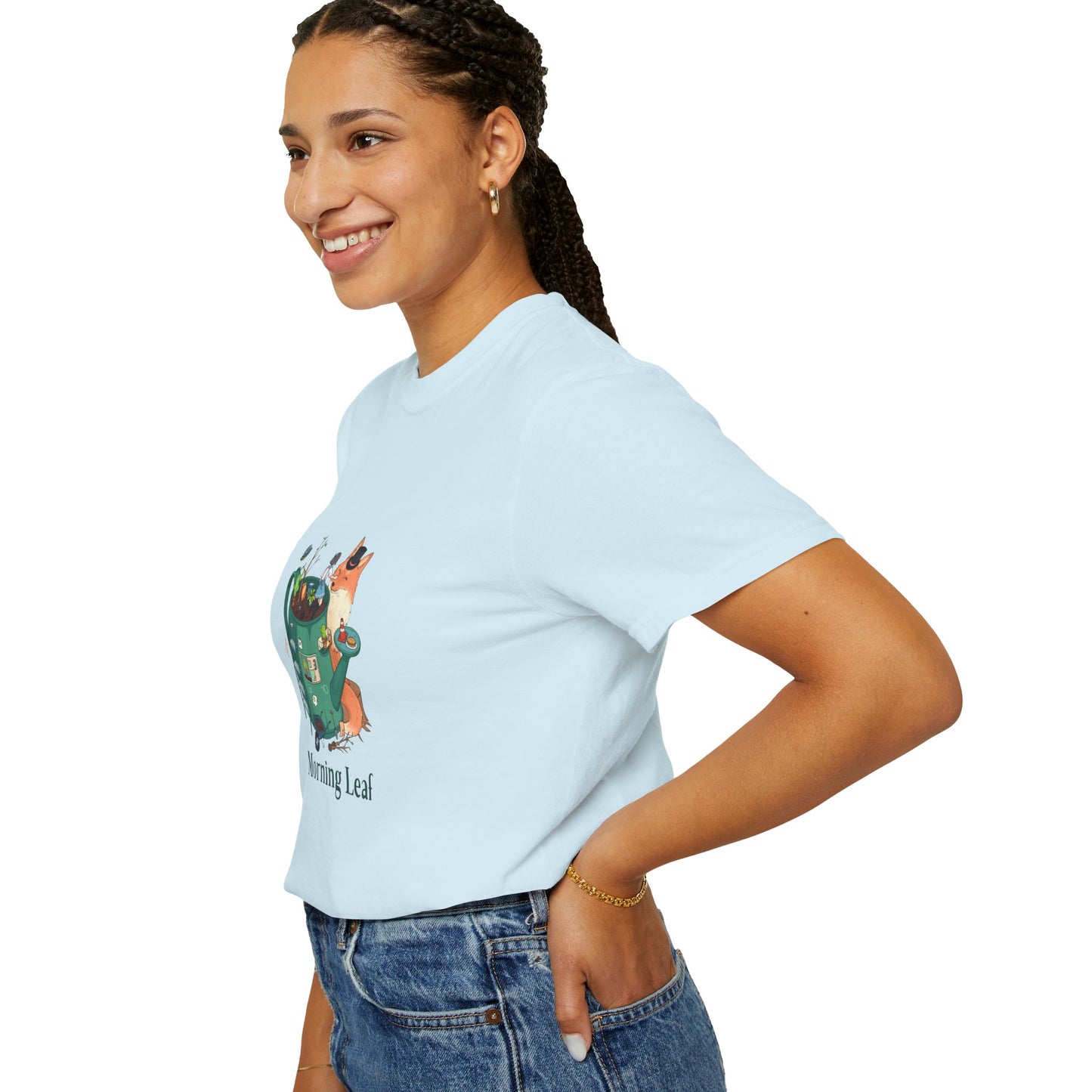 Morning Leaf Unisex Garment-Dyed T-shirt