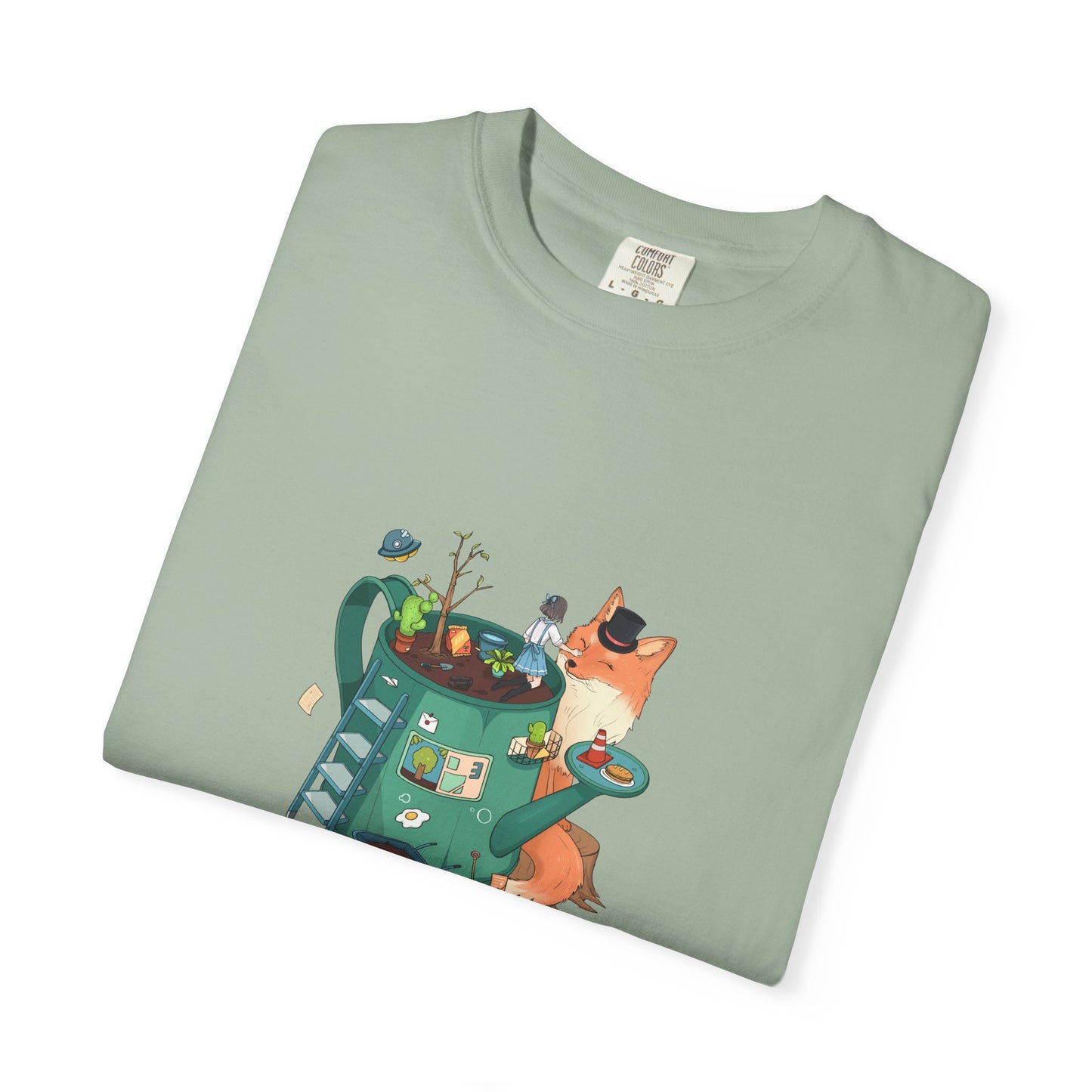 Morning Leaf Unisex Garment-Dyed T-shirt