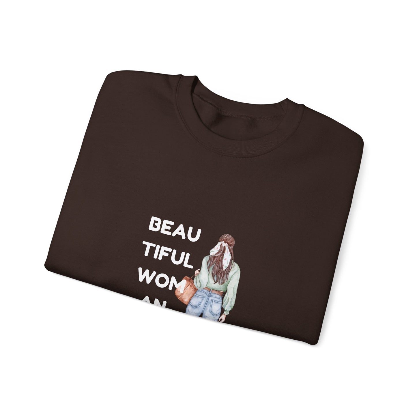 Beautiful Woman Women's Heavy Blend™ Crewneck Sweatshirt