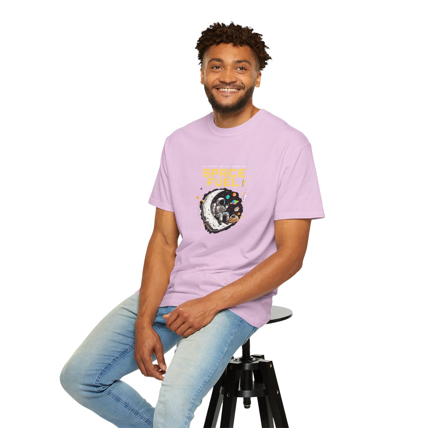 Space Fuel Unisex Garment-Dyed T-shirt