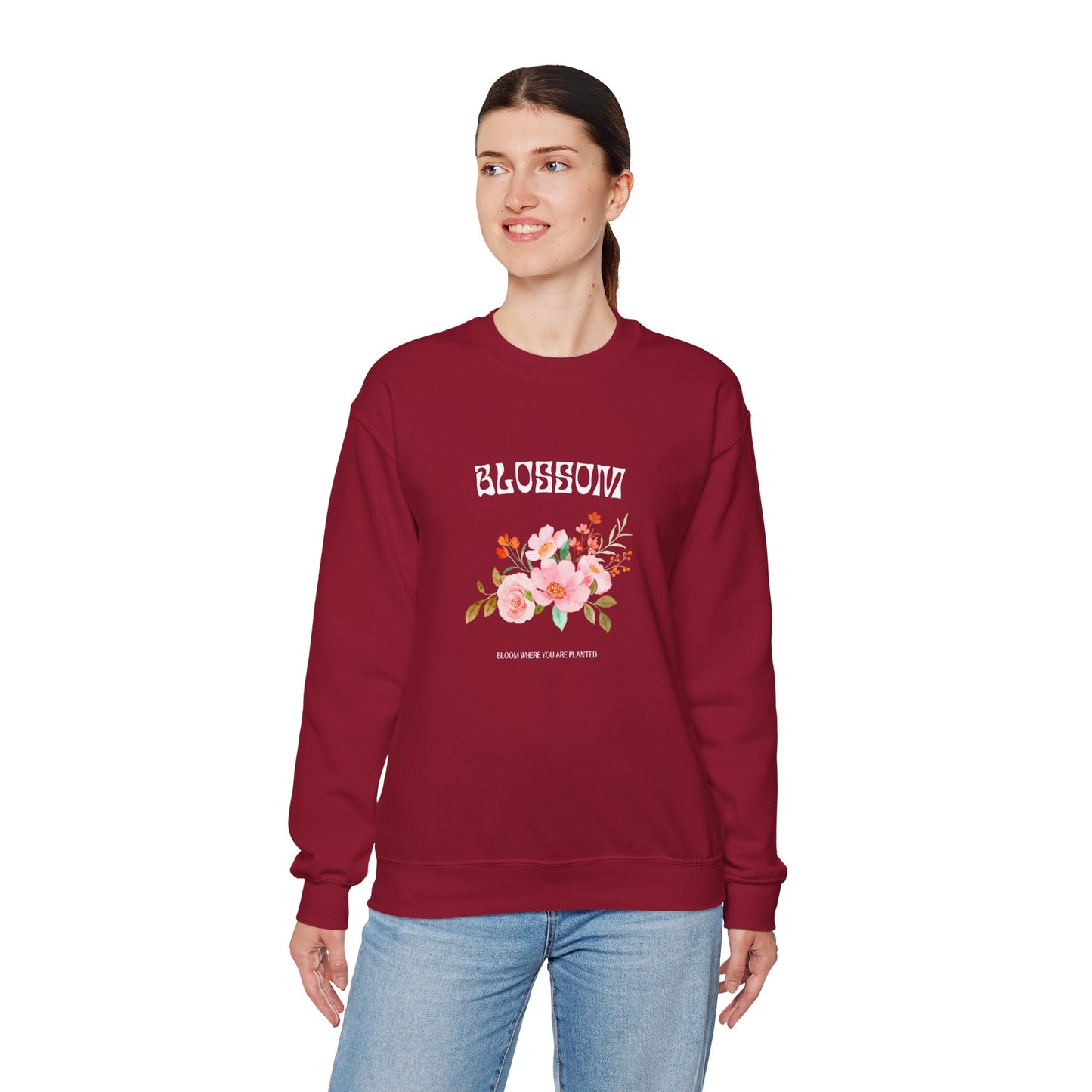 Blossom Women's Heavy Blend™ Crewneck Sweatshirt