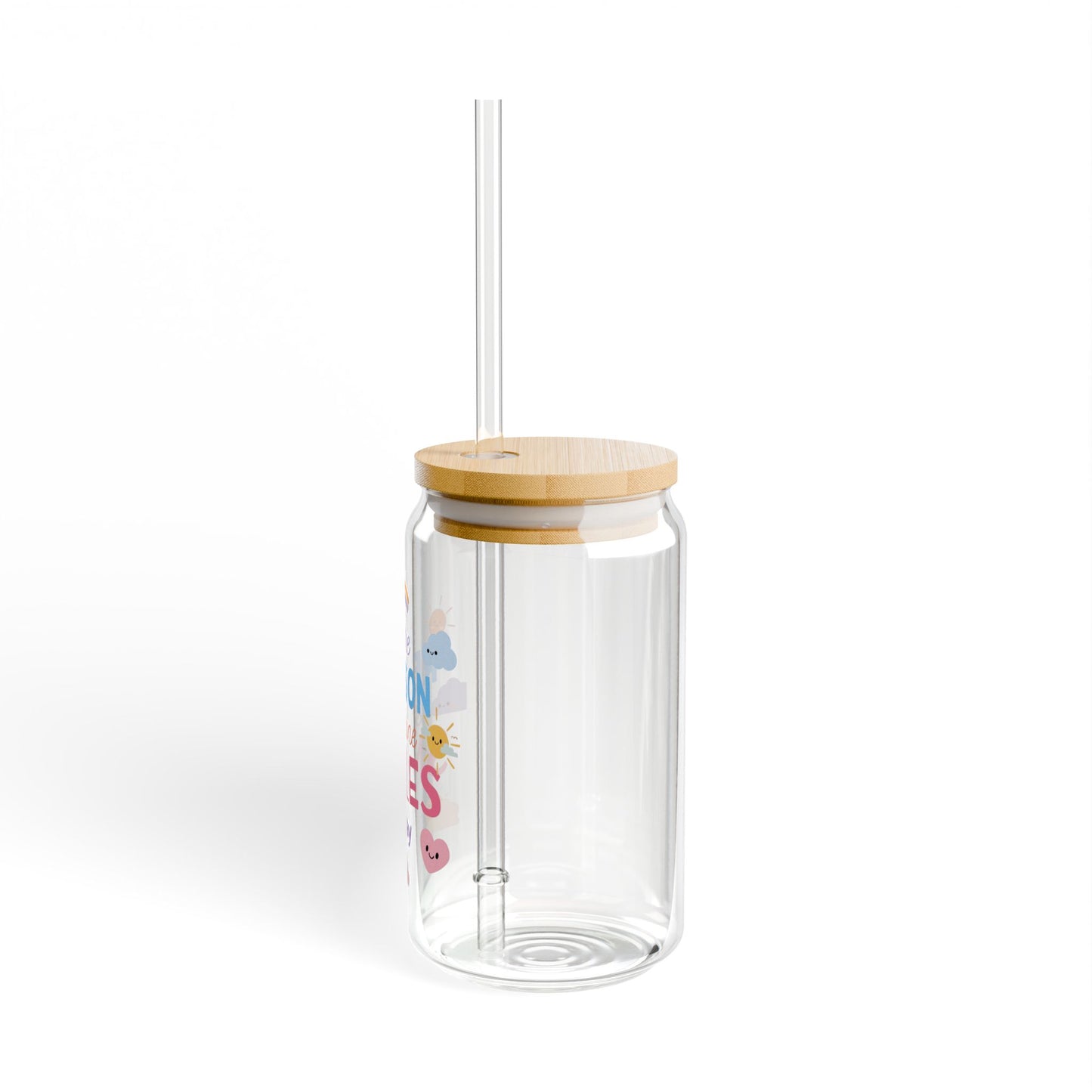 Be The Reason Someone Smiles Today Sipper Glass, 16oz