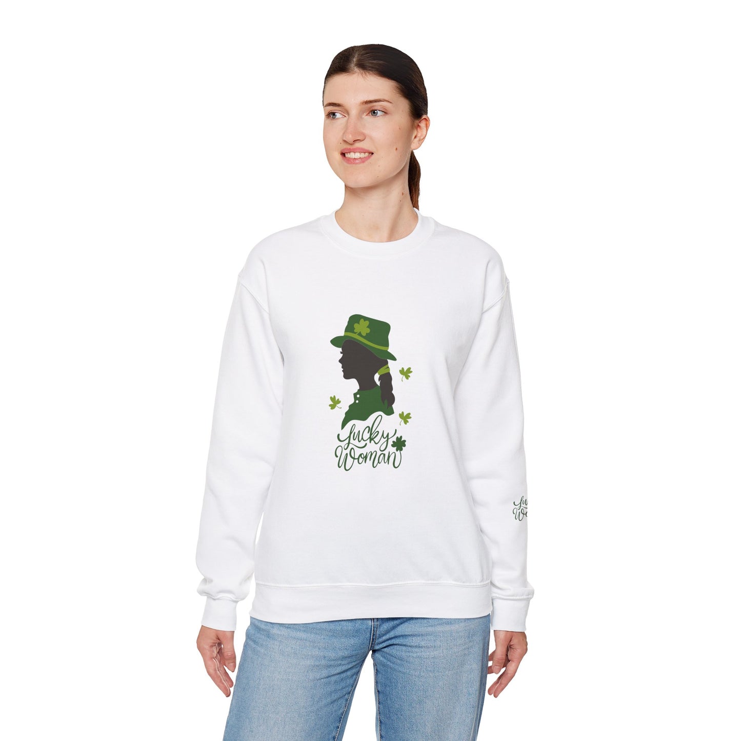 Lucky Woman Women's Heavy Blend™ Crewneck Sweatshirt
