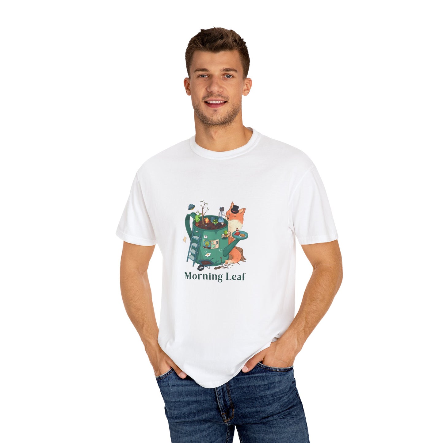 Morning Leaf Unisex Garment-Dyed T-shirt