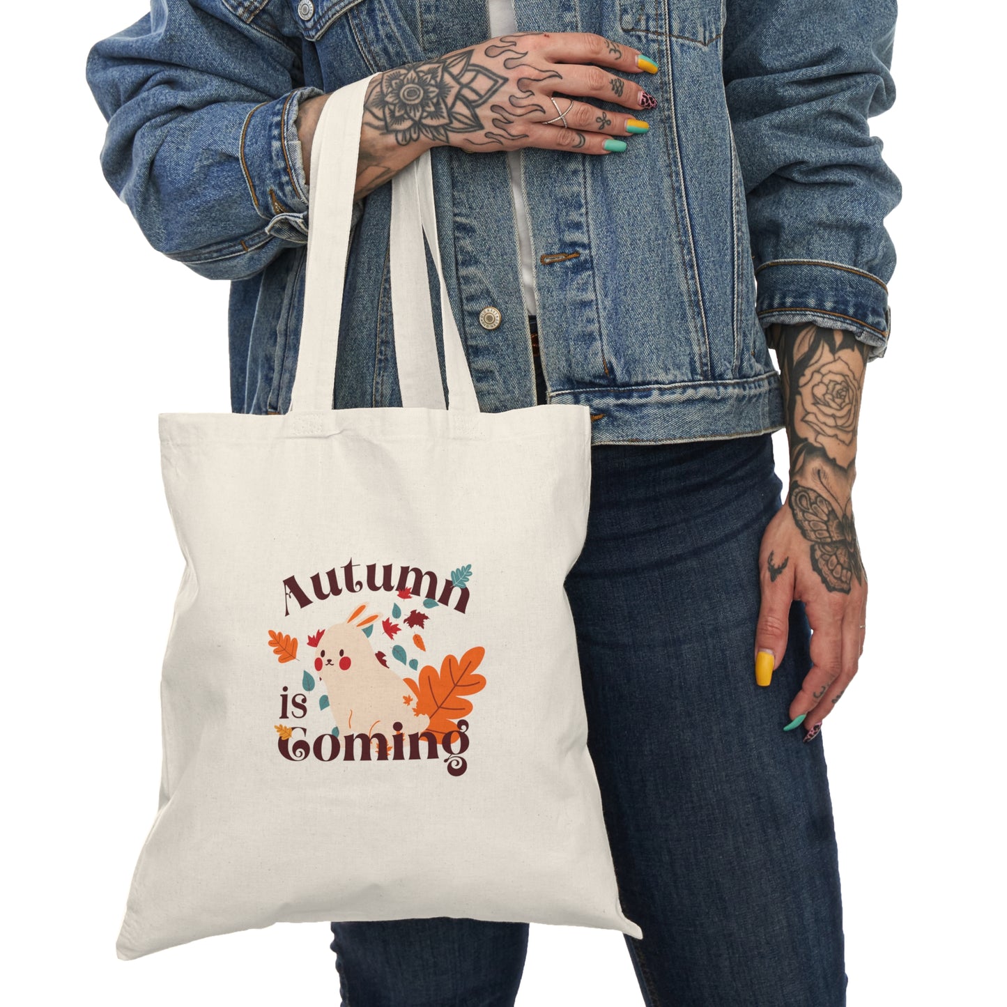 Autumn Is Coming Natural Tote Bag