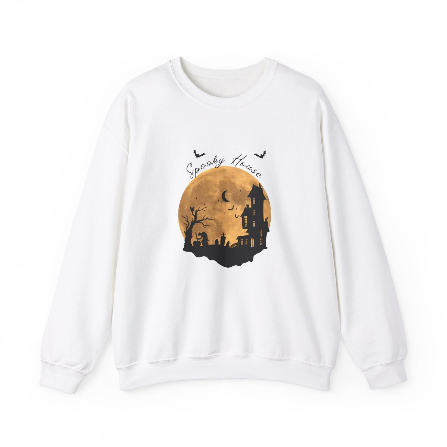 Spooky House Unisex Heavy Blend™ Crewneck Sweatshirt