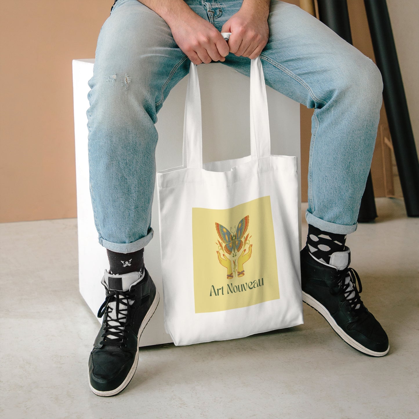 Art Nouveau Cotton Tote Bag