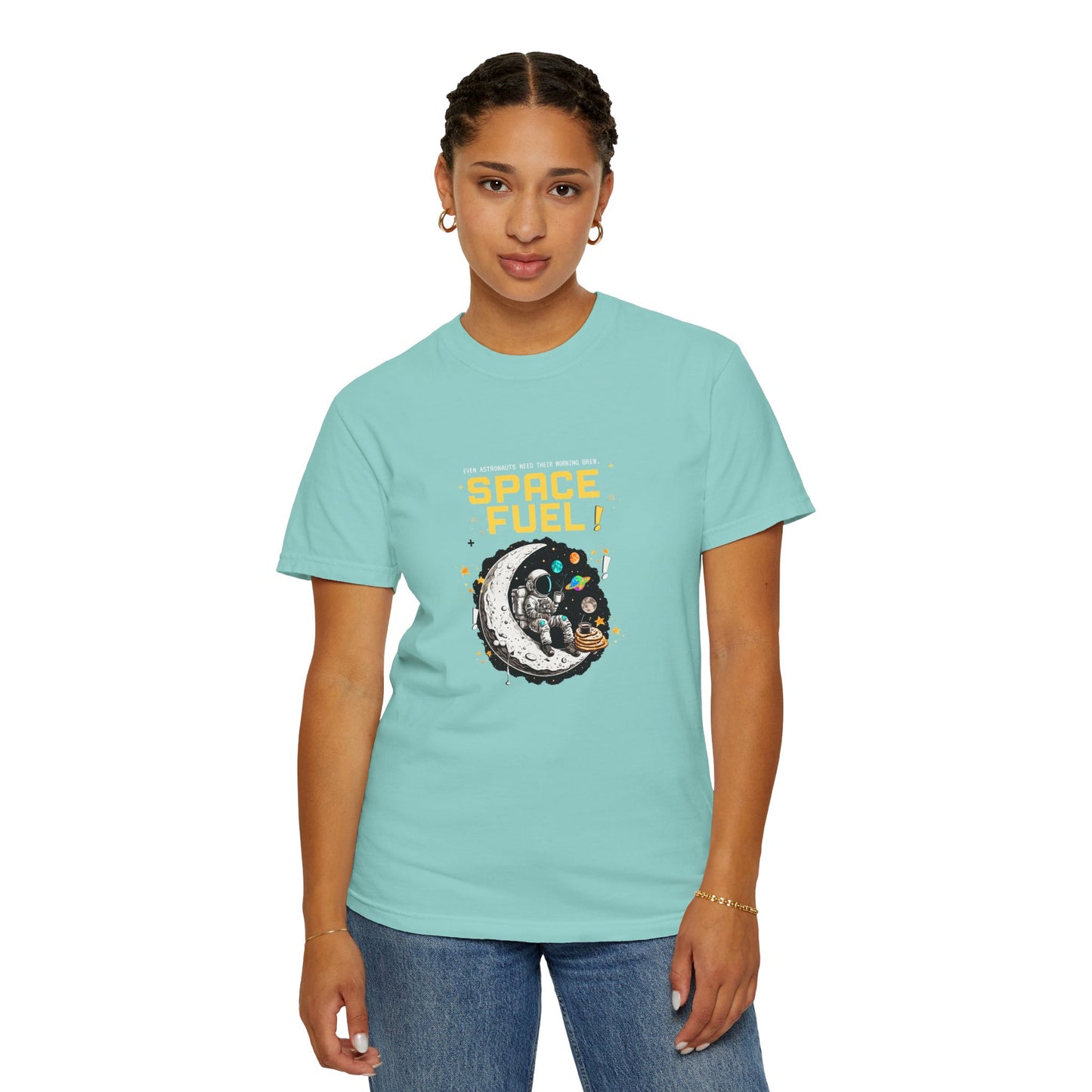 Space Fuel Unisex Garment-Dyed T-shirt