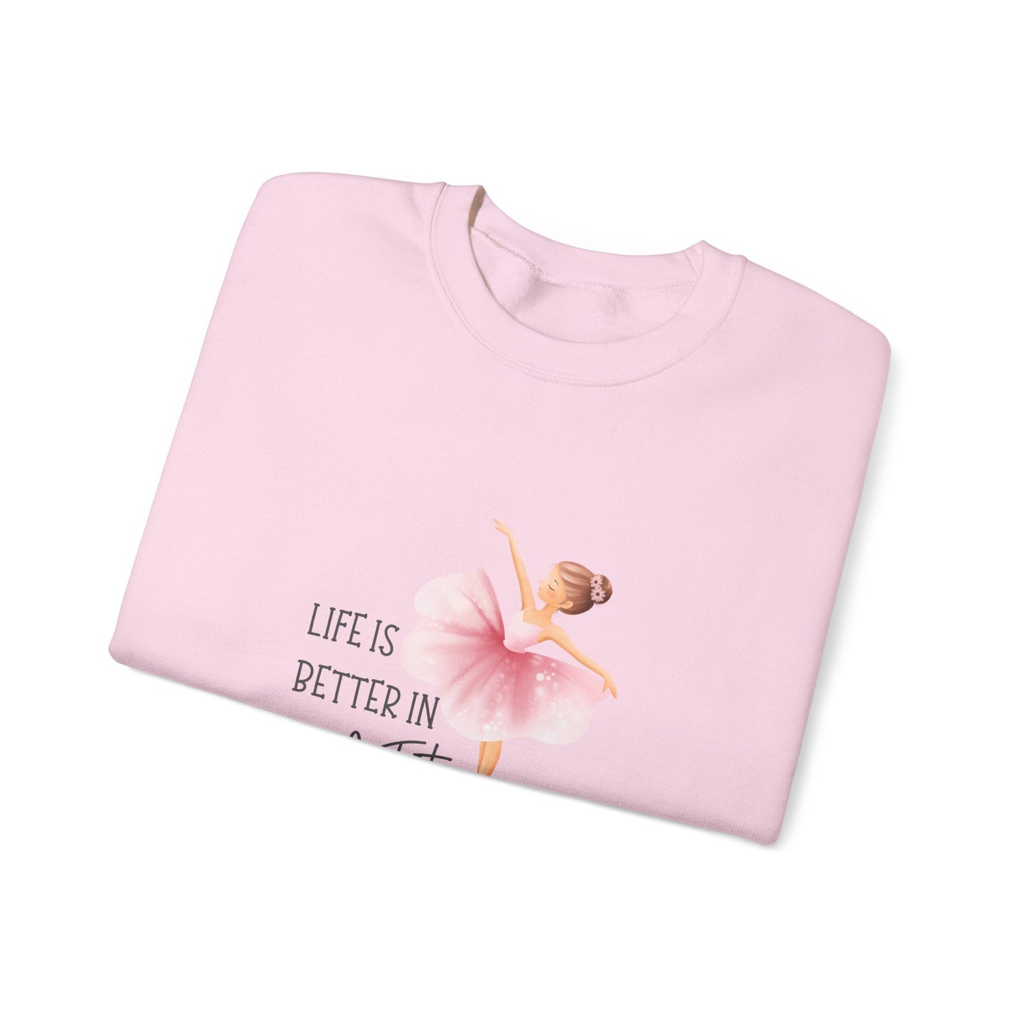 Life Is Better In A Tutu Women's Heavy Blend™ Crewneck Sweatshirt