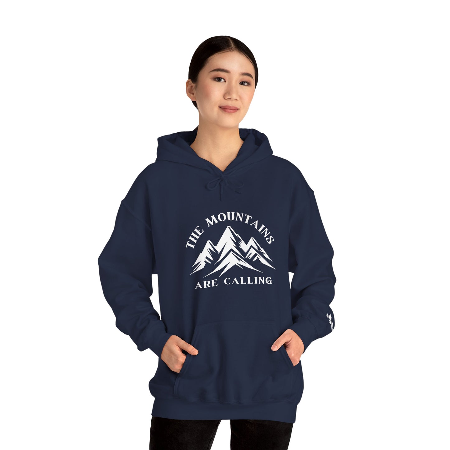The Mountains Are Calling Unisex Heavy Blend™ Hooded Sweatshirt