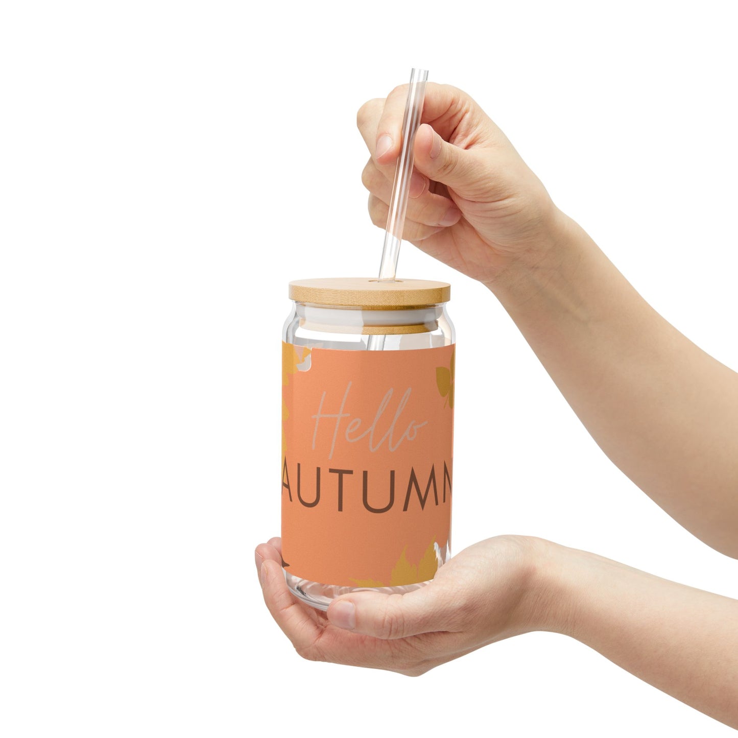 Hello Autumn Sipper Glass, 16oz